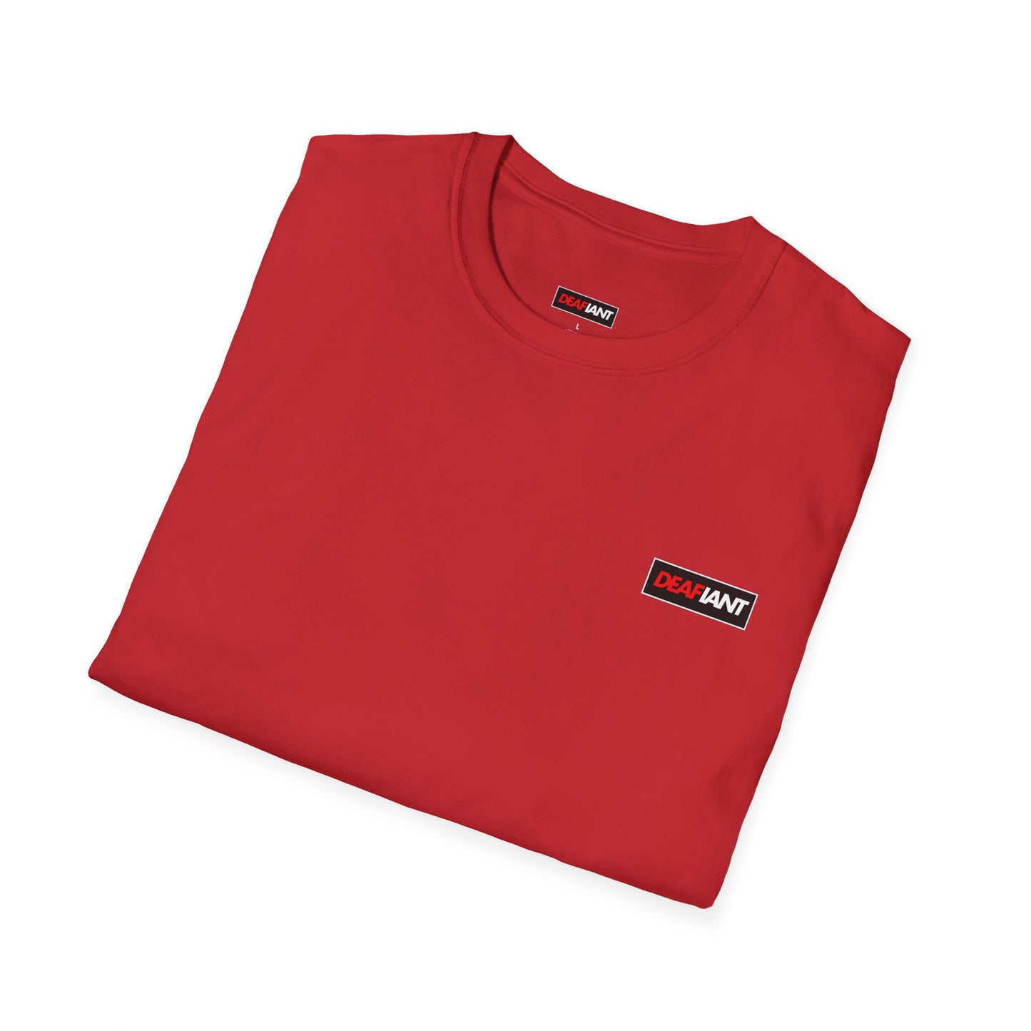 DEAFIANT Classic Logo Tee | Unisex Soft style cotton tee