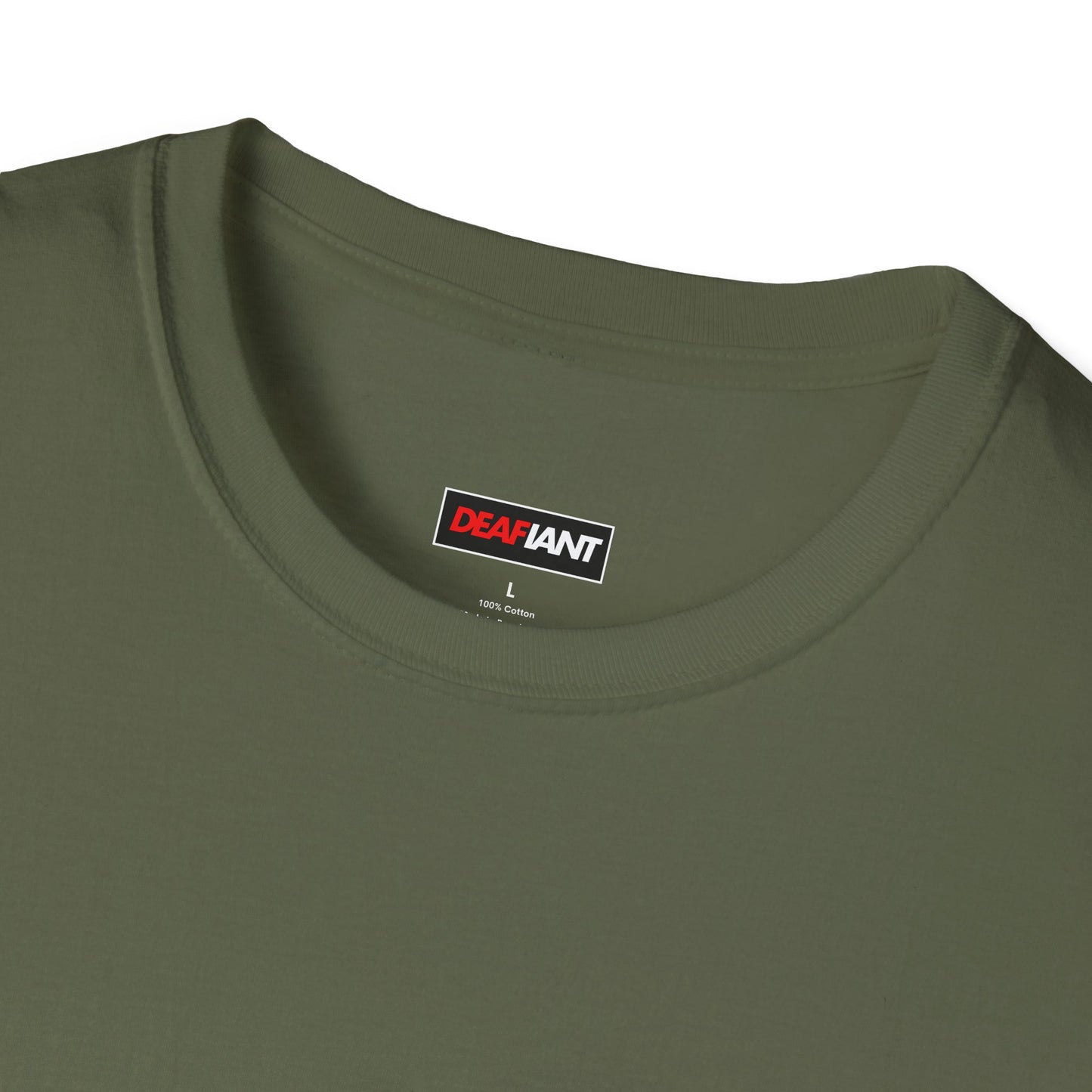 DEAFIANT Classic Logo Tee | Unisex Soft style cotton tee