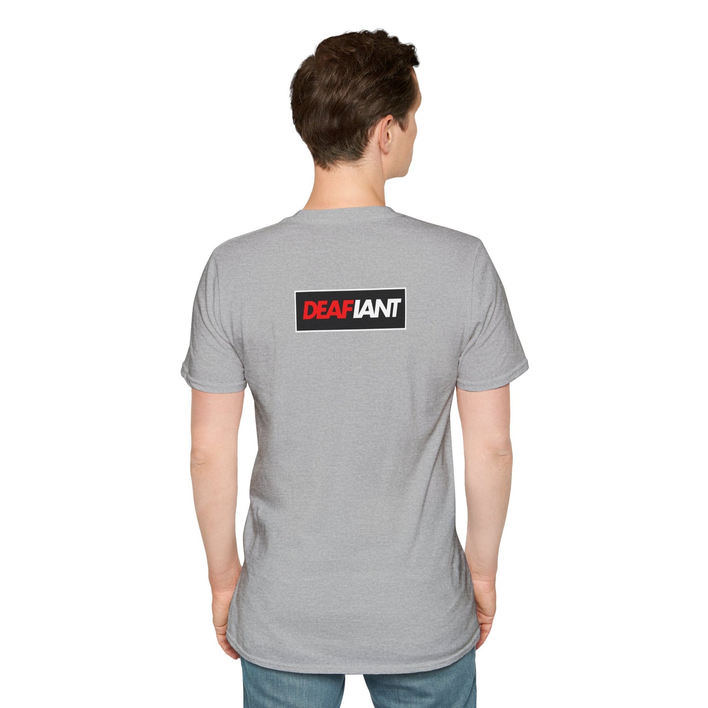 DEAFIANT Classic Logo Tee | Unisex Soft style cotton tee