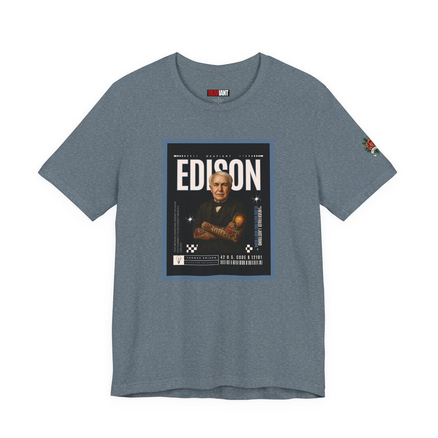 DEAFIANT Deaf Edison Tee | Unisex Short Sleeve