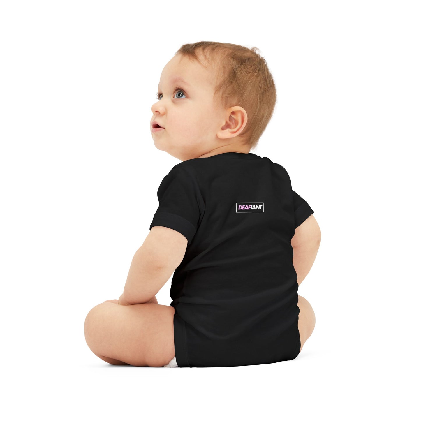 DEAFIANTLY CUTE Infant Jersey One Piece | Baby Bodysuit