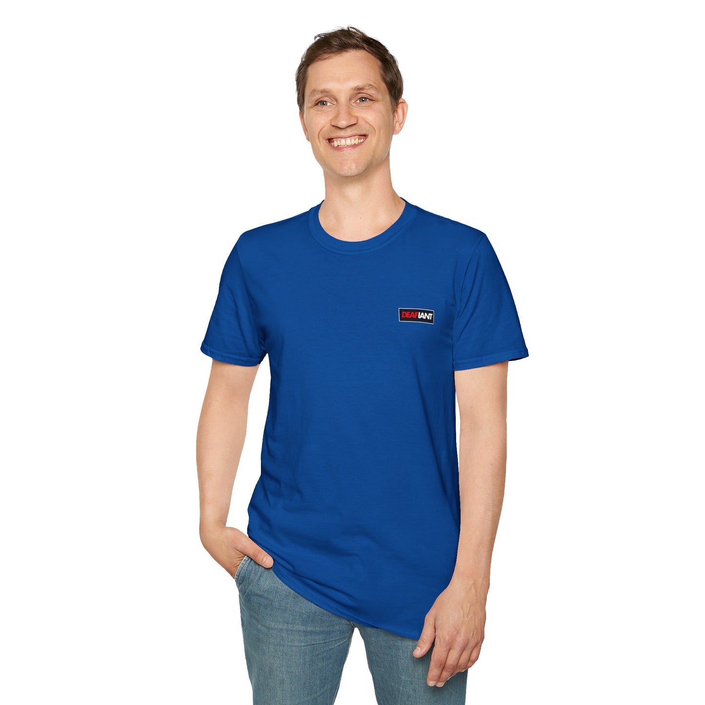 DEAFIANT Classic Logo Tee | Unisex Soft style cotton tee