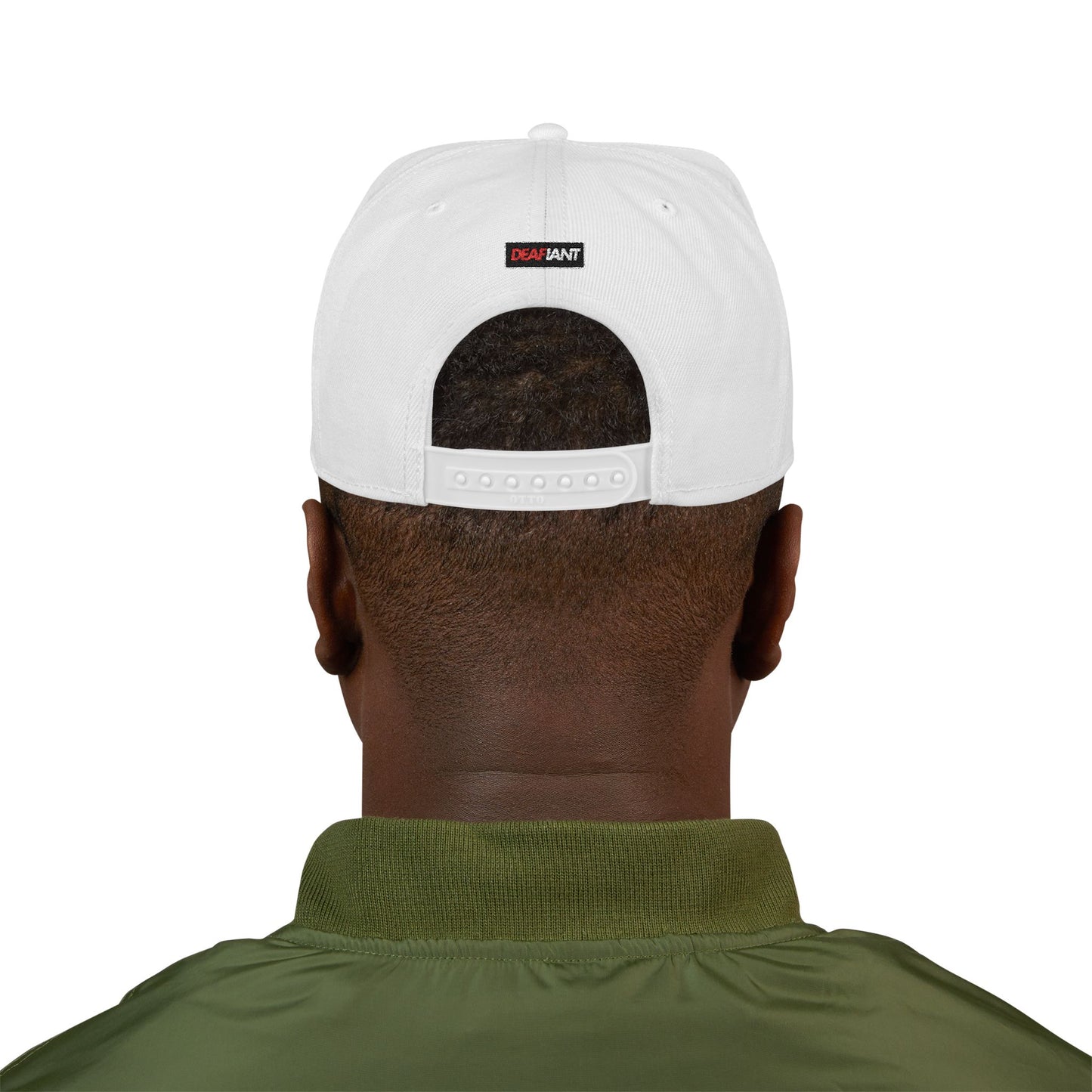 DEAFIANT Deaf OG Embroidered Snapback Hat
