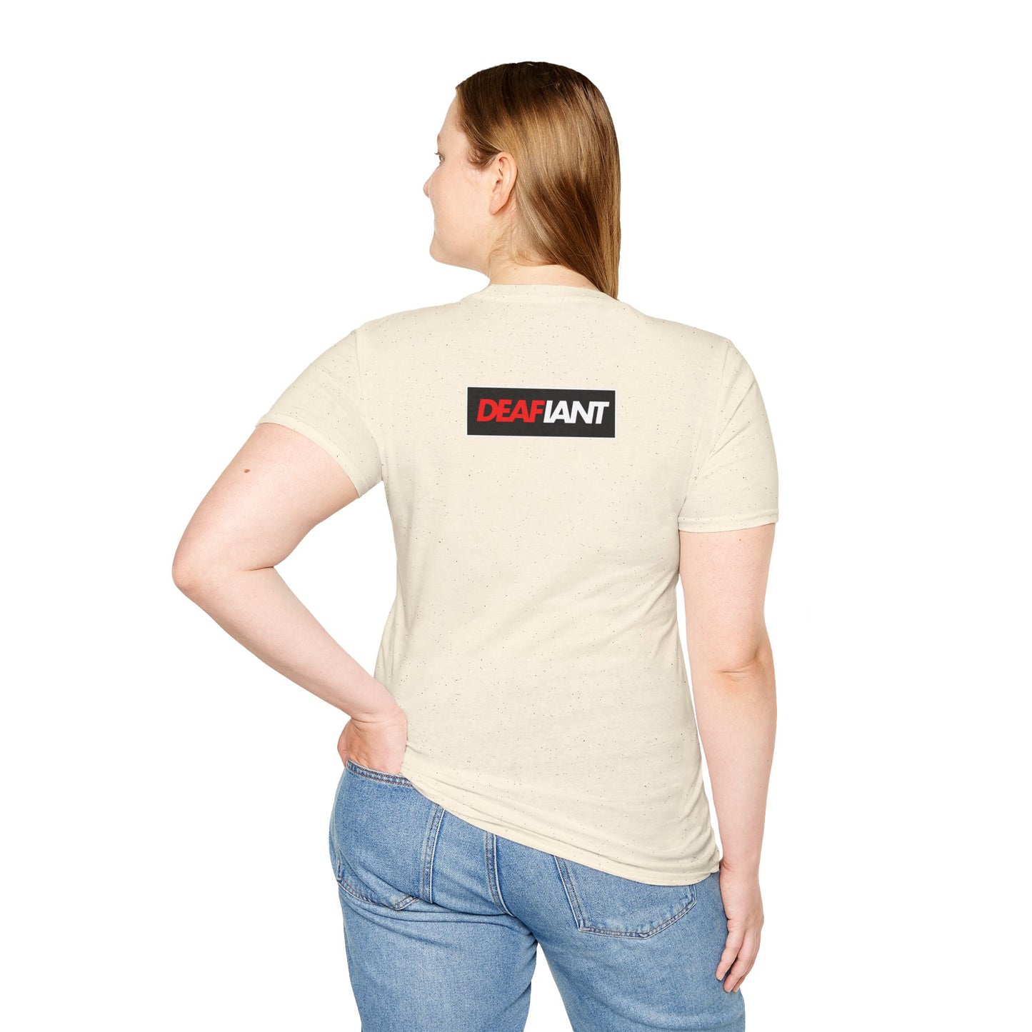 DEAFIANT Classic Logo Tee | Unisex Soft style cotton tee