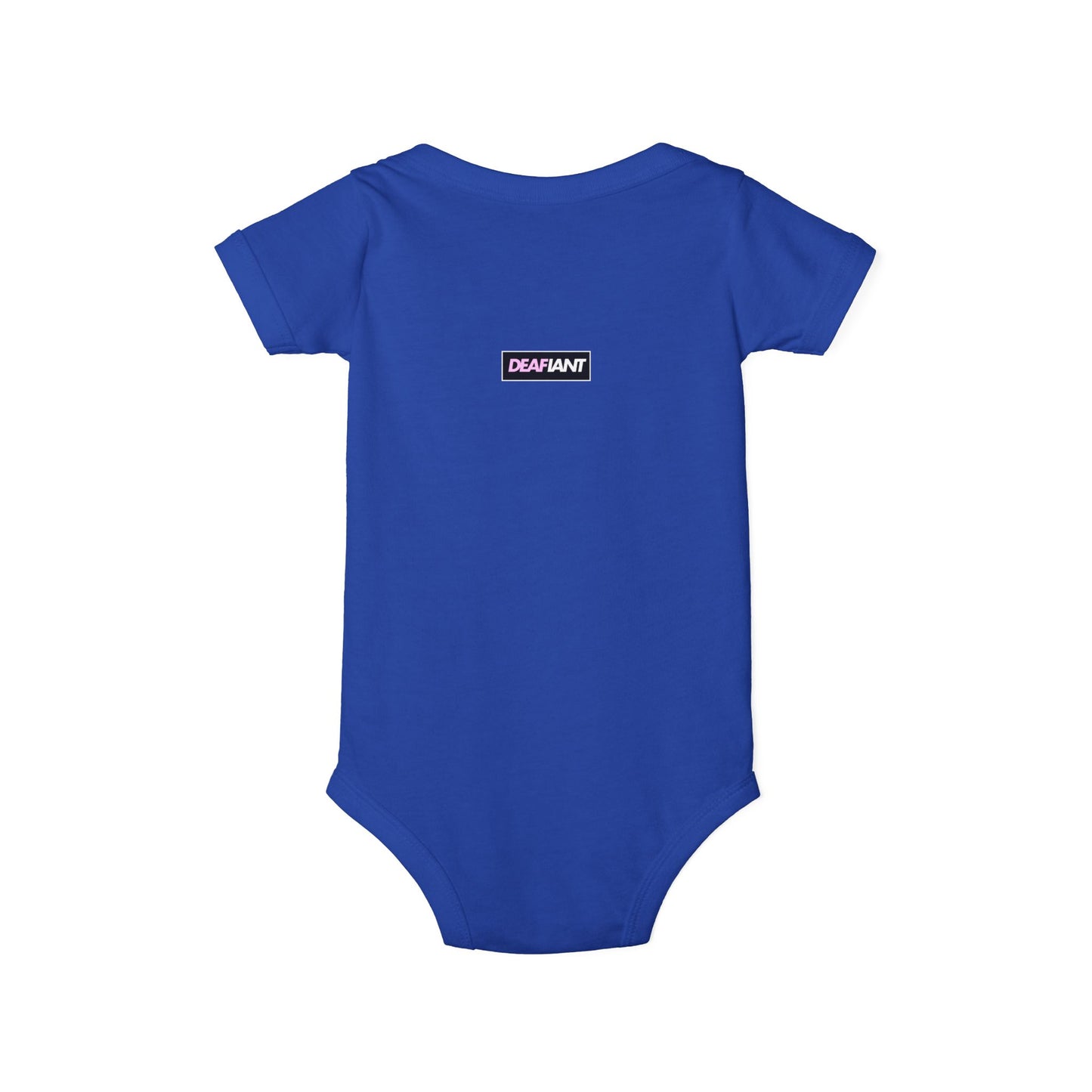 DEAFIANTLY CUTE Infant Jersey One Piece | Baby Bodysuit