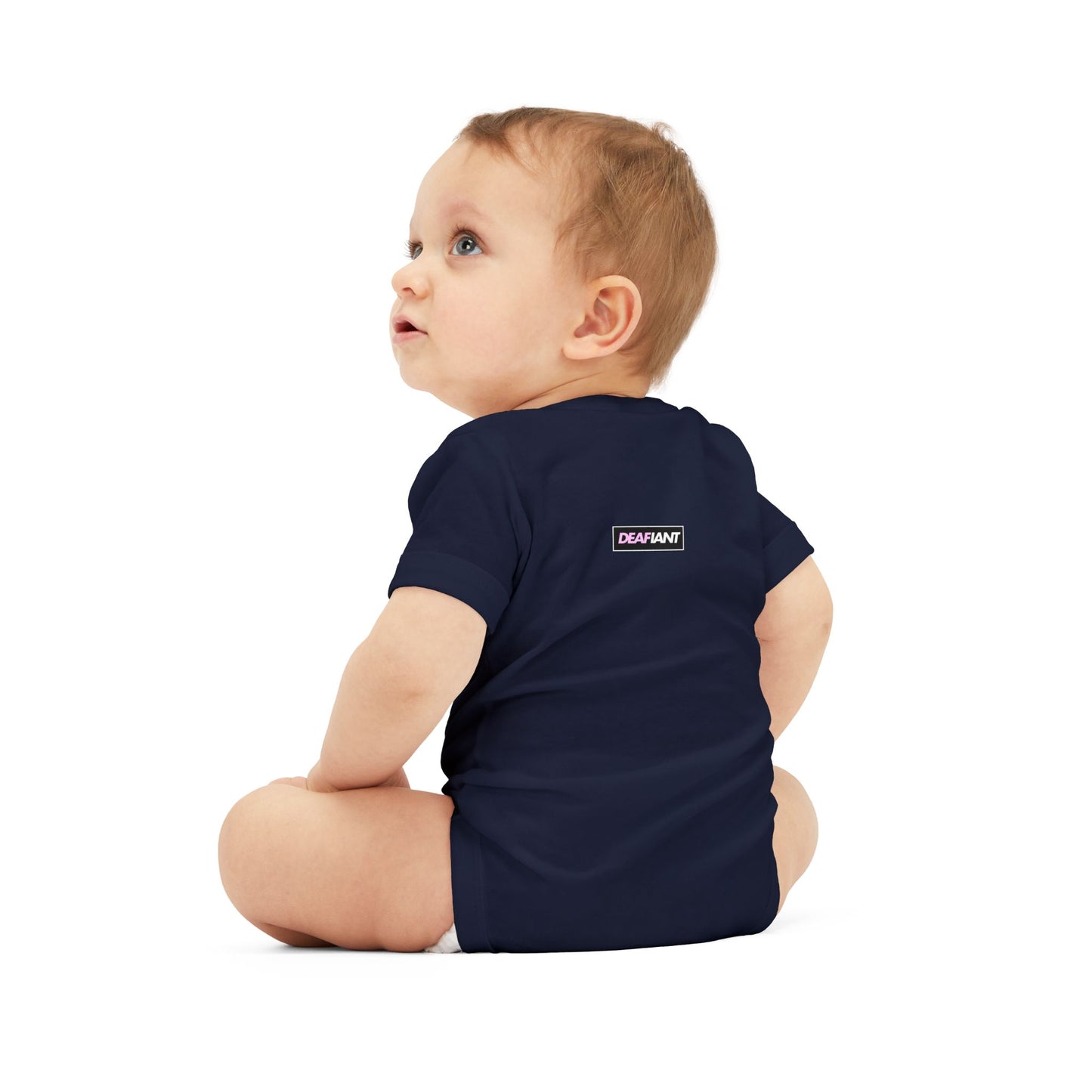 DEAFIANTLY CUTE Infant Jersey One Piece | Baby Bodysuit