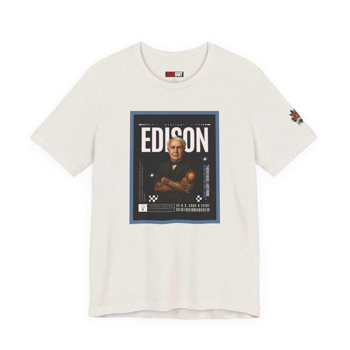 DEAFIANT Deaf Edison Tee | Unisex Short Sleeve