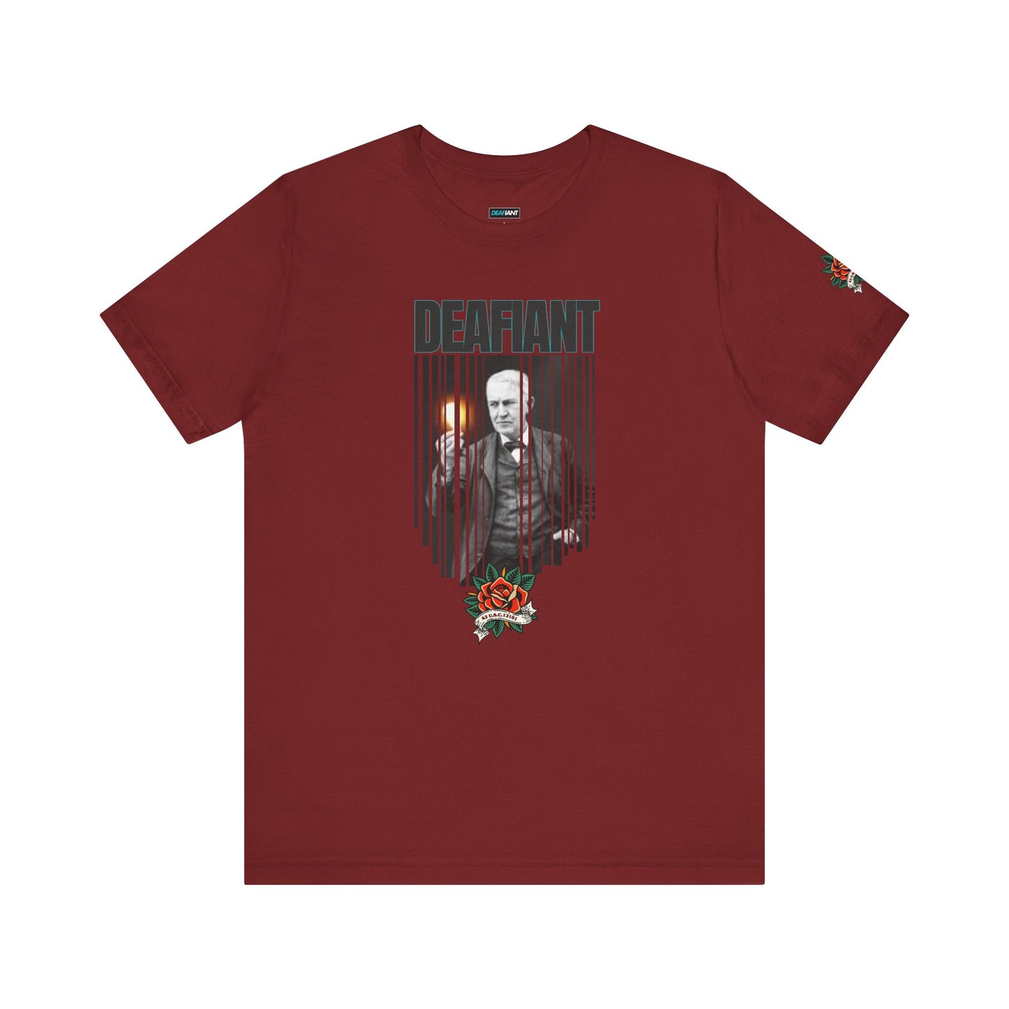 The Innovator Tee – Thomas Edison x DEAFIANT | Title 42 Edition| Unisex Jersey Tee