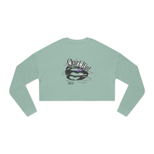 DEAFIANT Quiet Riot | Cropped Sweatshirt