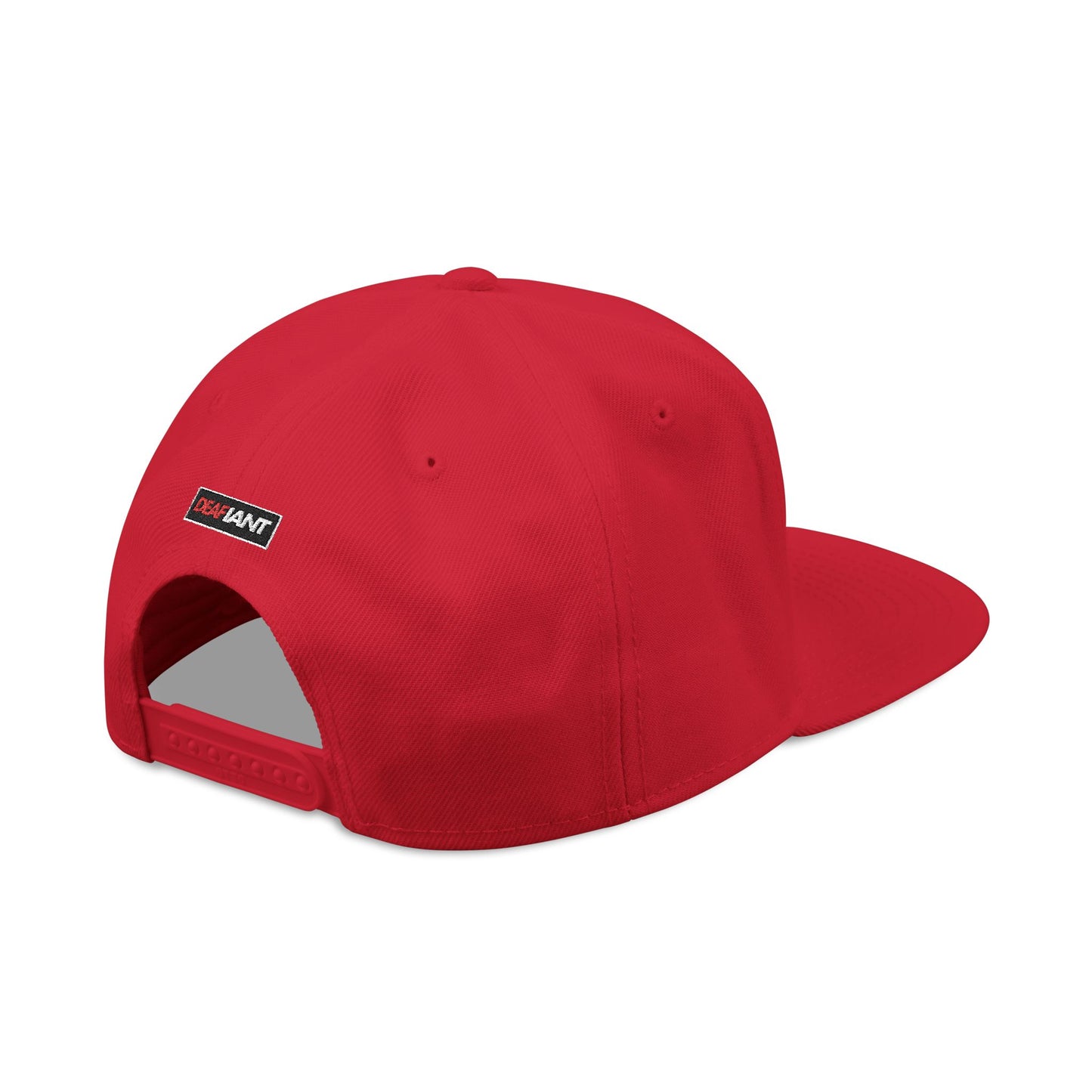 DEAFIANT Deaf OG Embroidered Snapback Hat