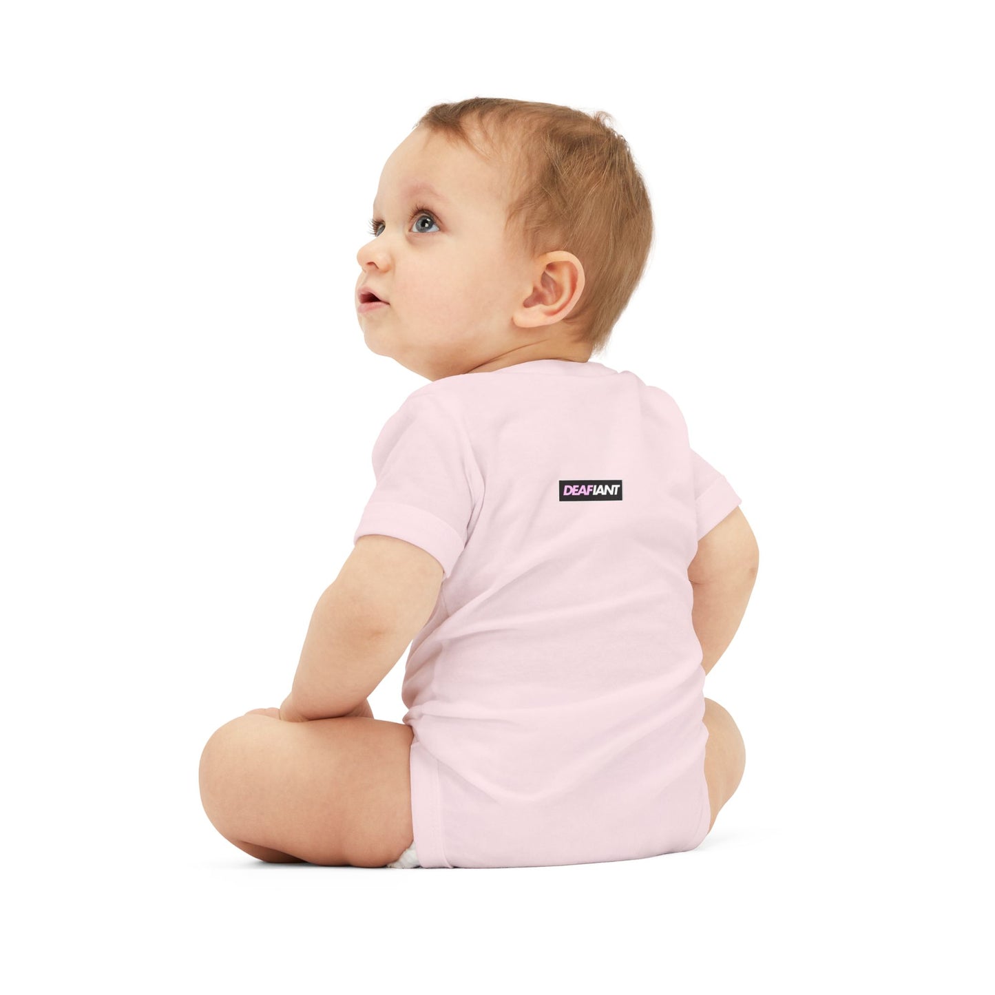 DEAFIANTLY CUTE Infant Jersey One Piece | Baby Bodysuit