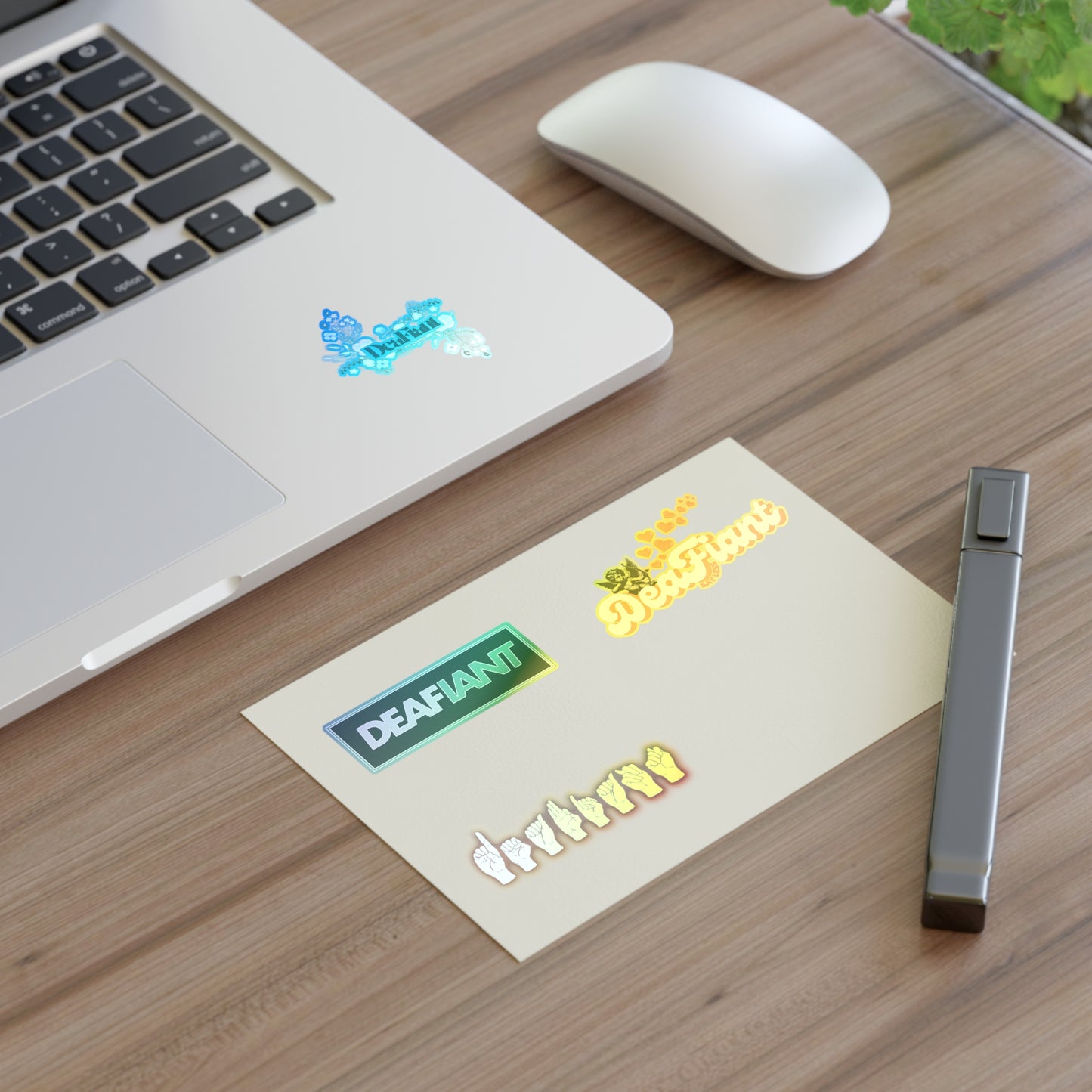 DEAFIANT - Femme Rebel Sticker Sheets - Empowering Decals for Expression, Journaling, Laptop Decor, Gifts, and More