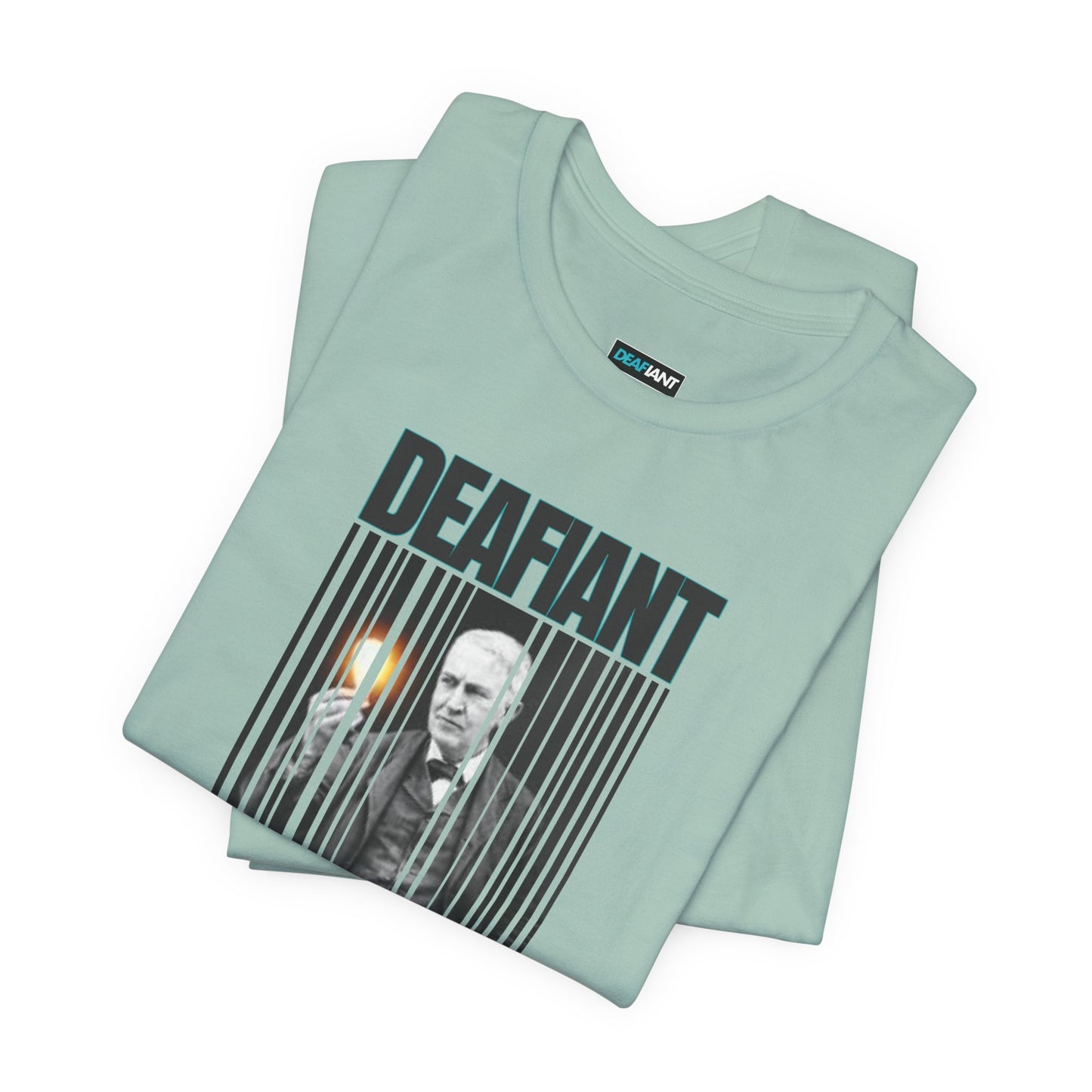 The Innovator Tee – Thomas Edison x DEAFIANT | Title 42 Edition| Unisex Jersey Tee