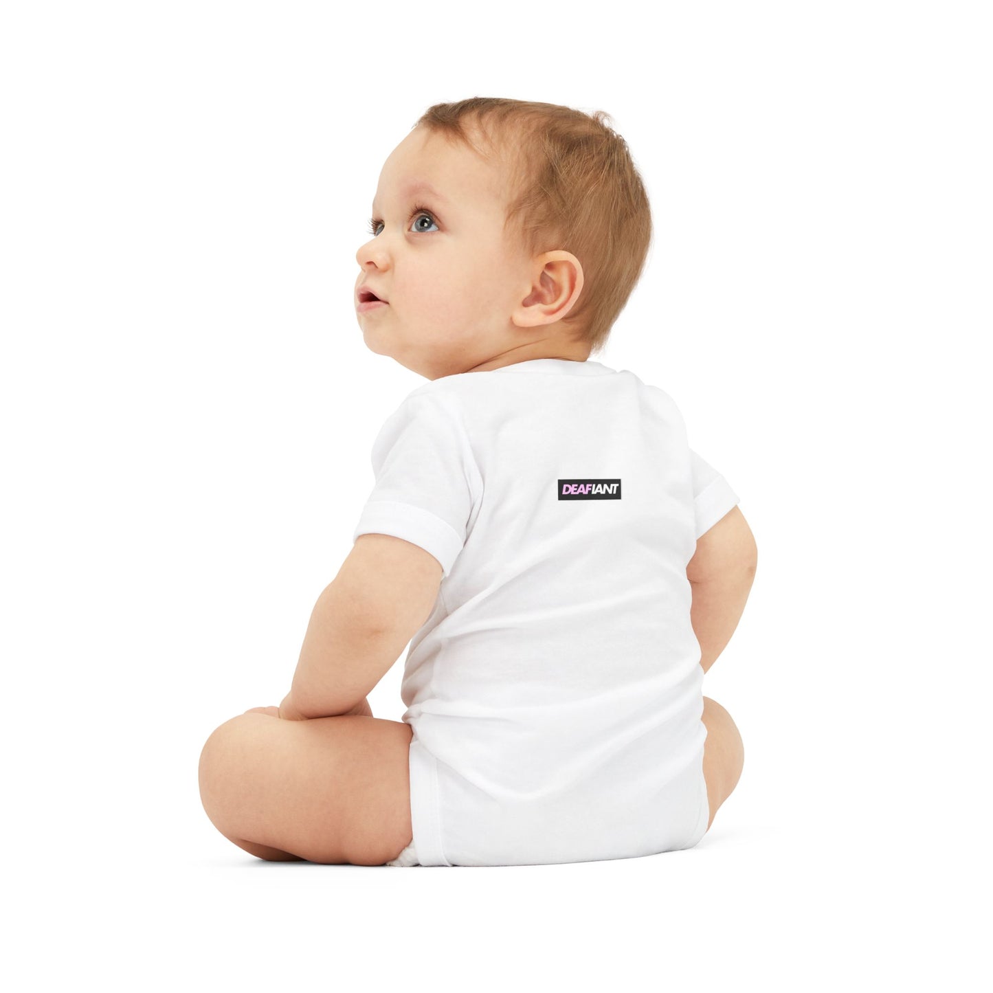 DEAFIANTLY CUTE Infant Jersey One Piece | Baby Bodysuit