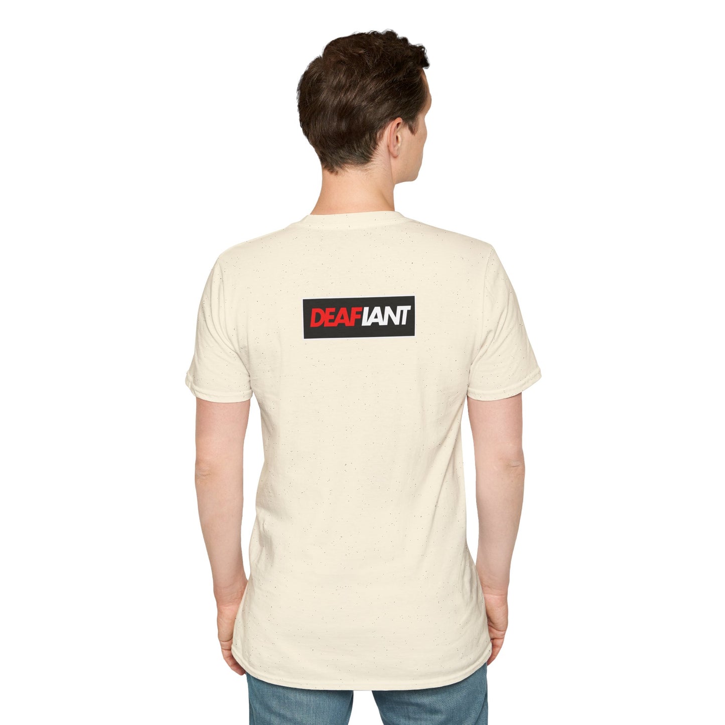 DEAFIANT Classic Logo Tee | Unisex Soft style cotton tee