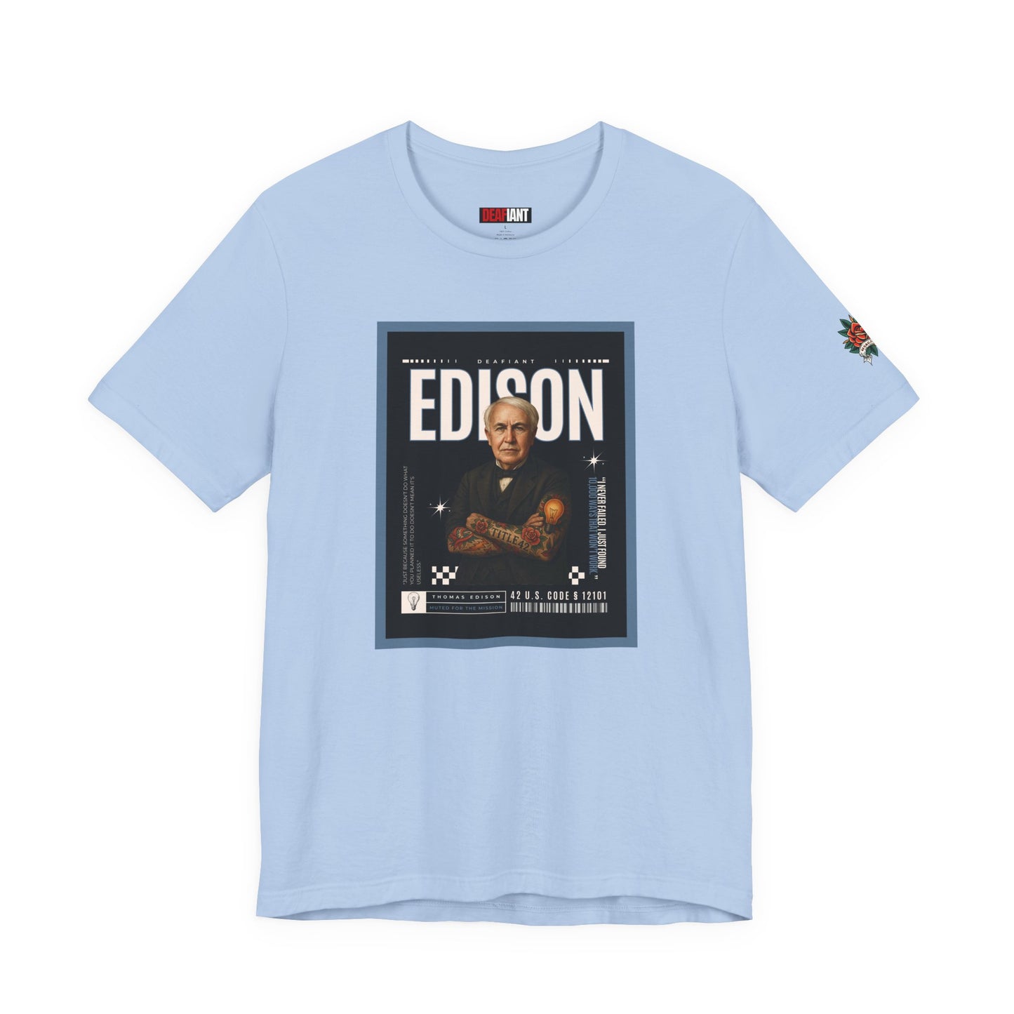 DEAFIANT Deaf Edison Tee | Unisex Short Sleeve