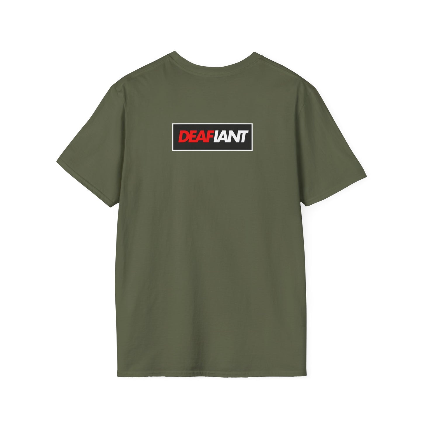 DEAFIANT Classic Logo Tee | Unisex Soft style cotton tee