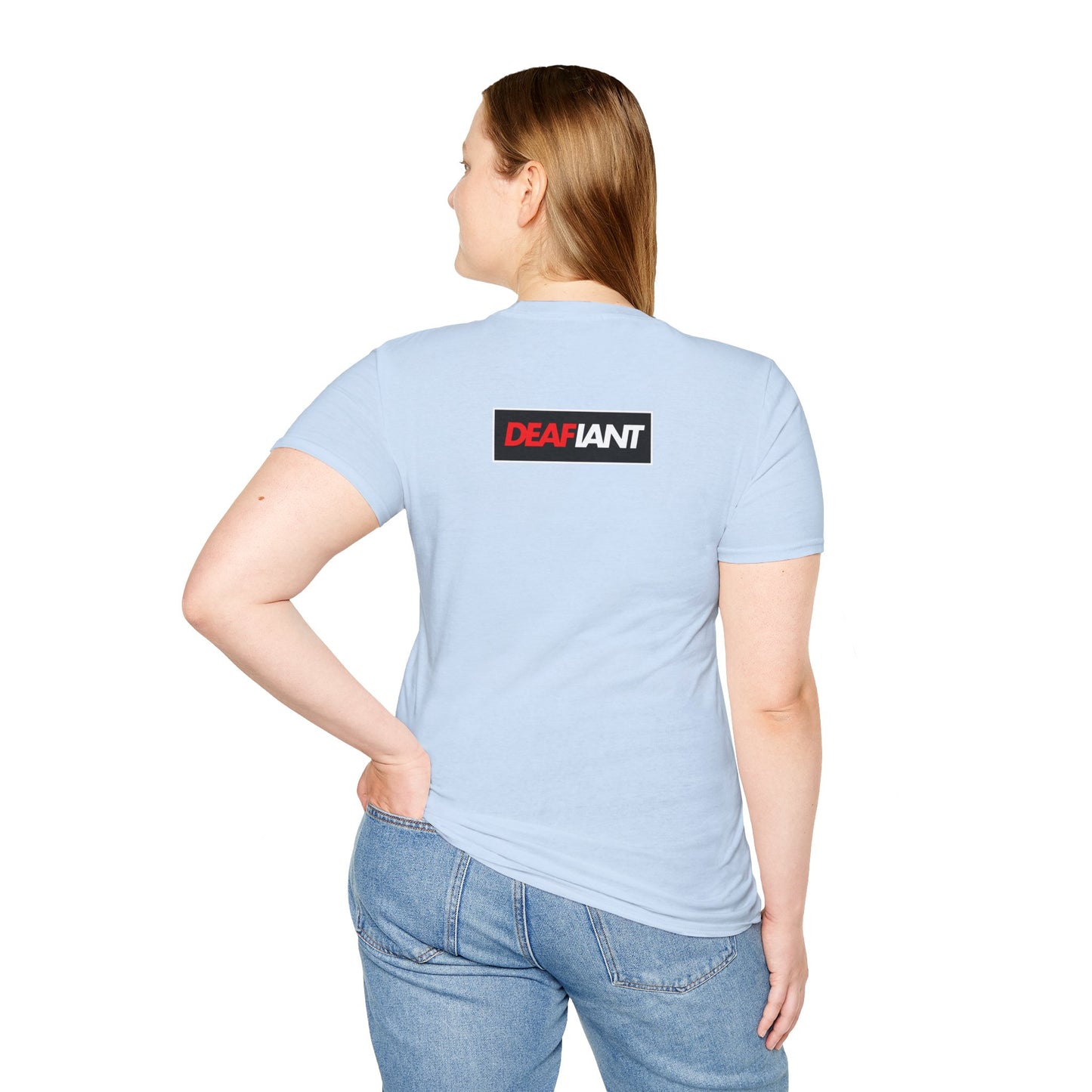 DEAFIANT Classic Logo Tee | Unisex Soft style cotton tee