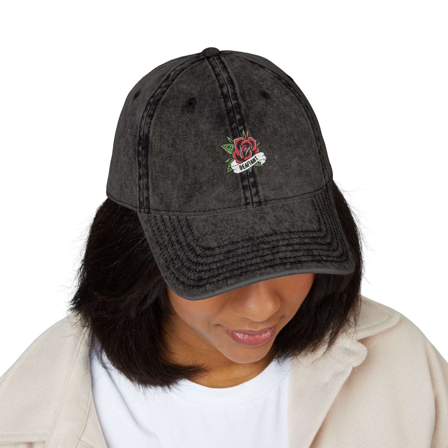 DEAFIANT Stitched Up | Vintage Cap (Embroidery)