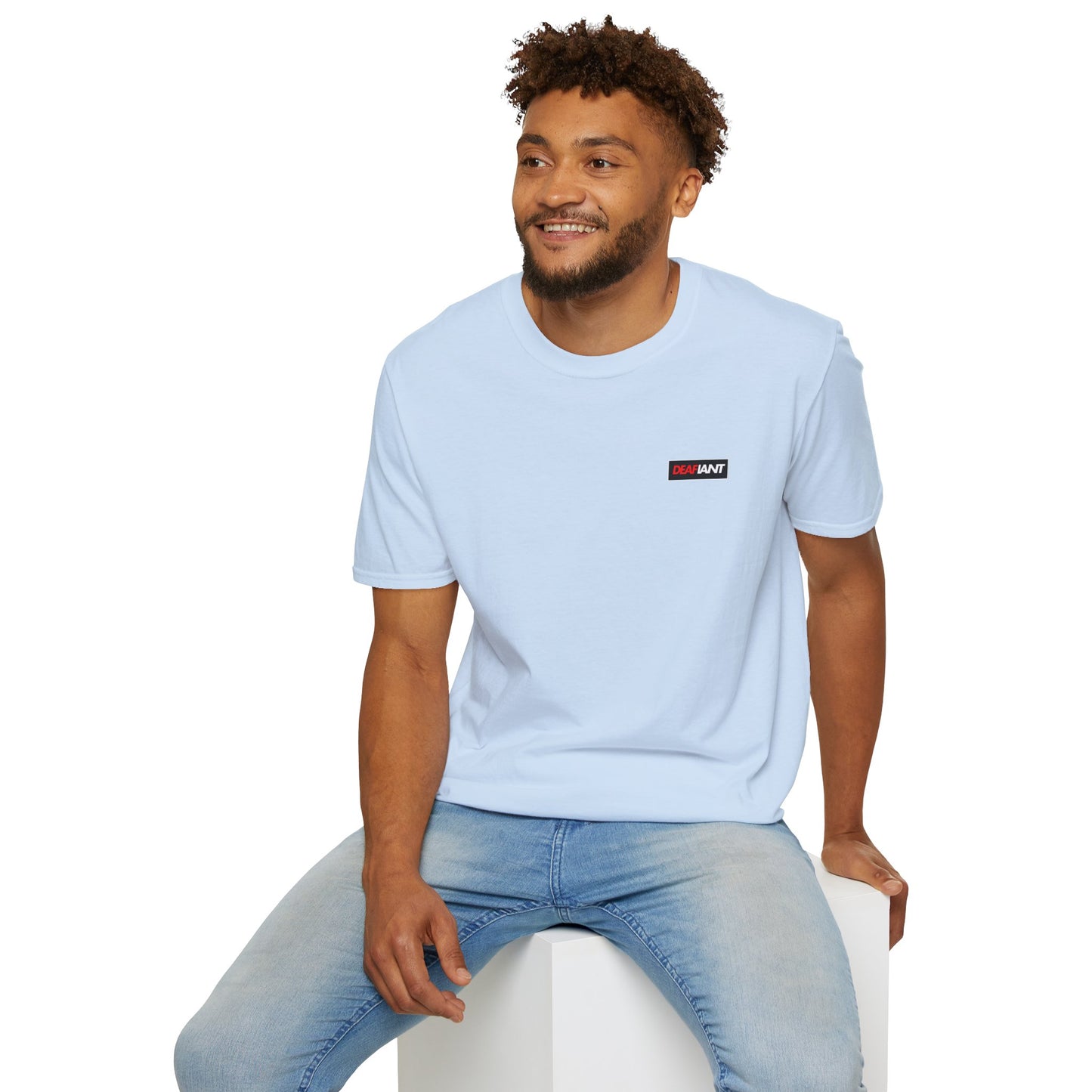 DEAFIANT Classic Logo Tee | Unisex Soft style cotton tee
