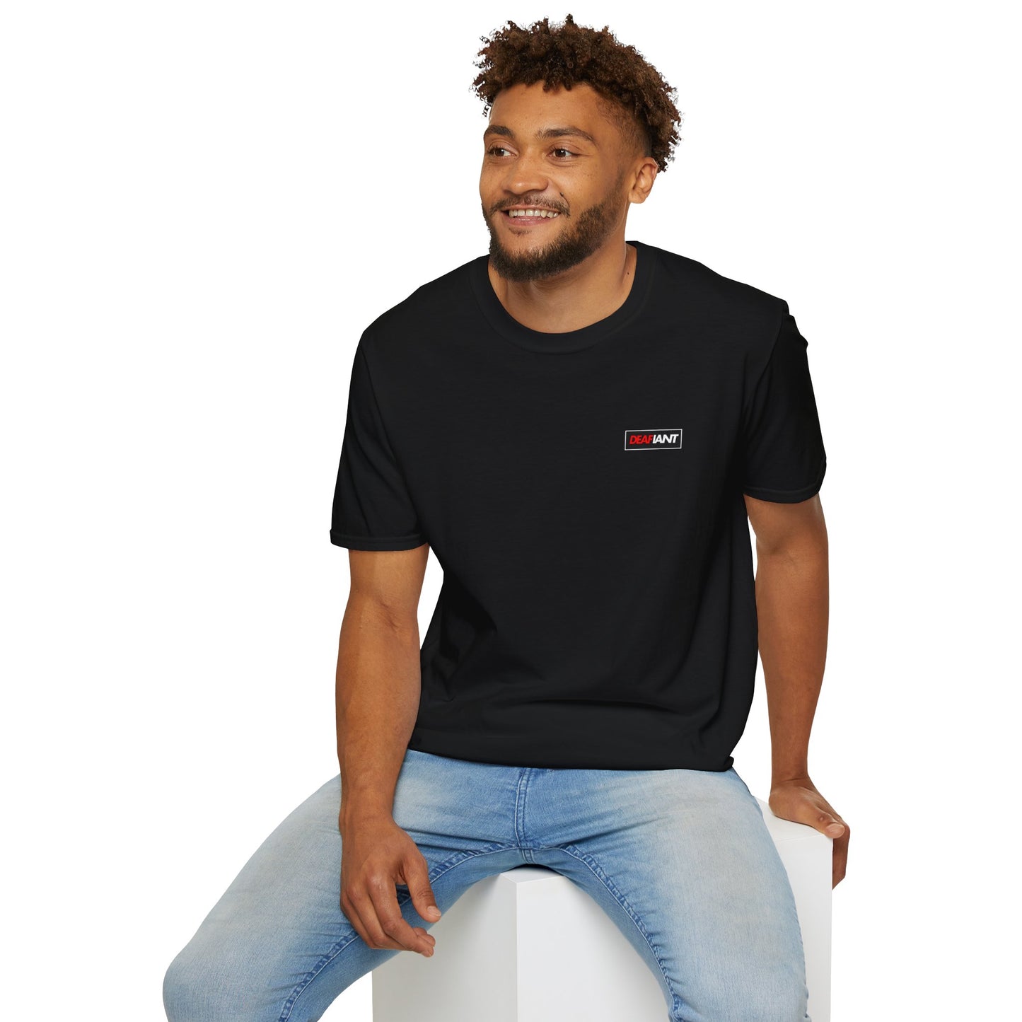 DEAFIANT Classic Logo Tee | Unisex Soft style cotton tee