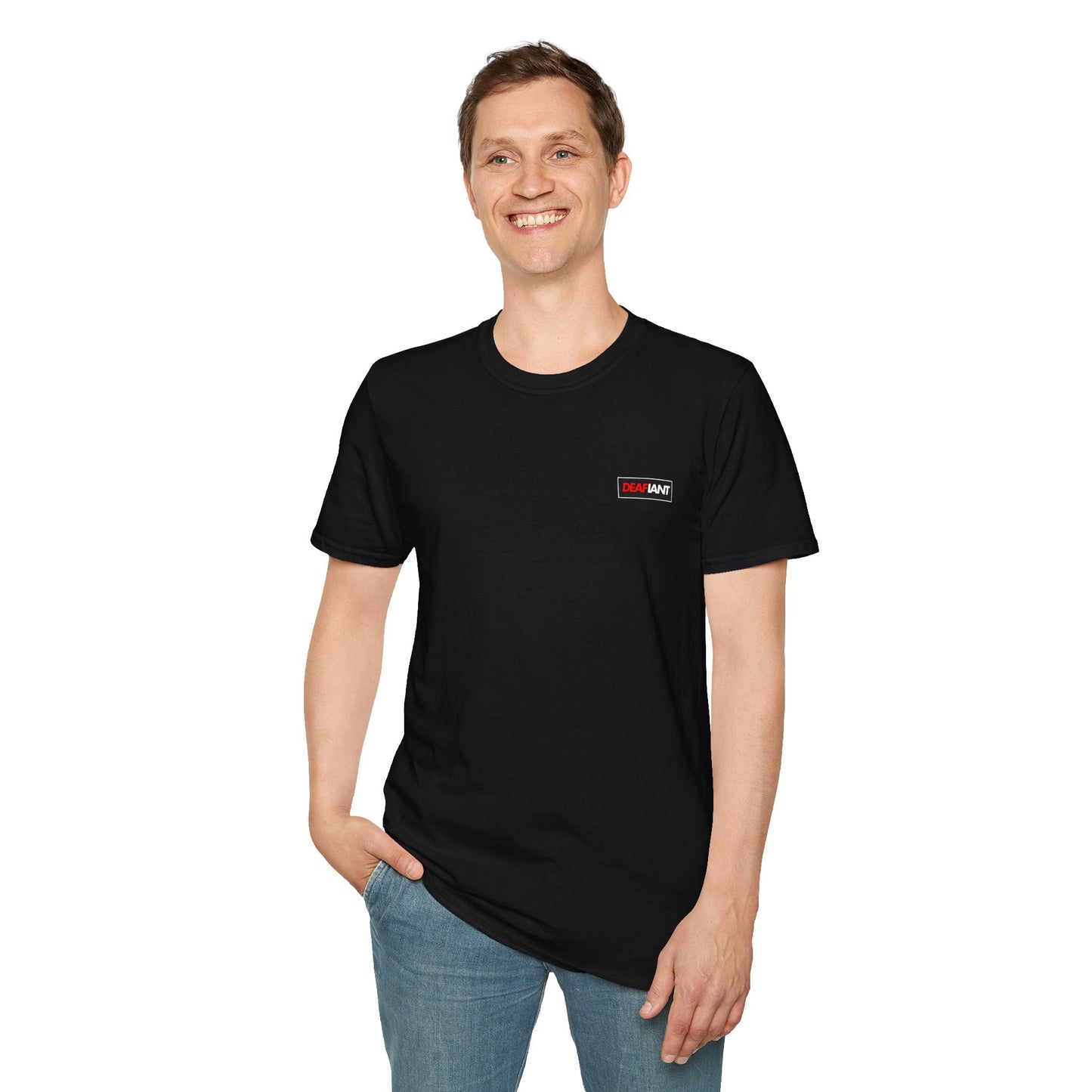 DEAFIANT Classic Logo Tee | Unisex Soft style cotton tee