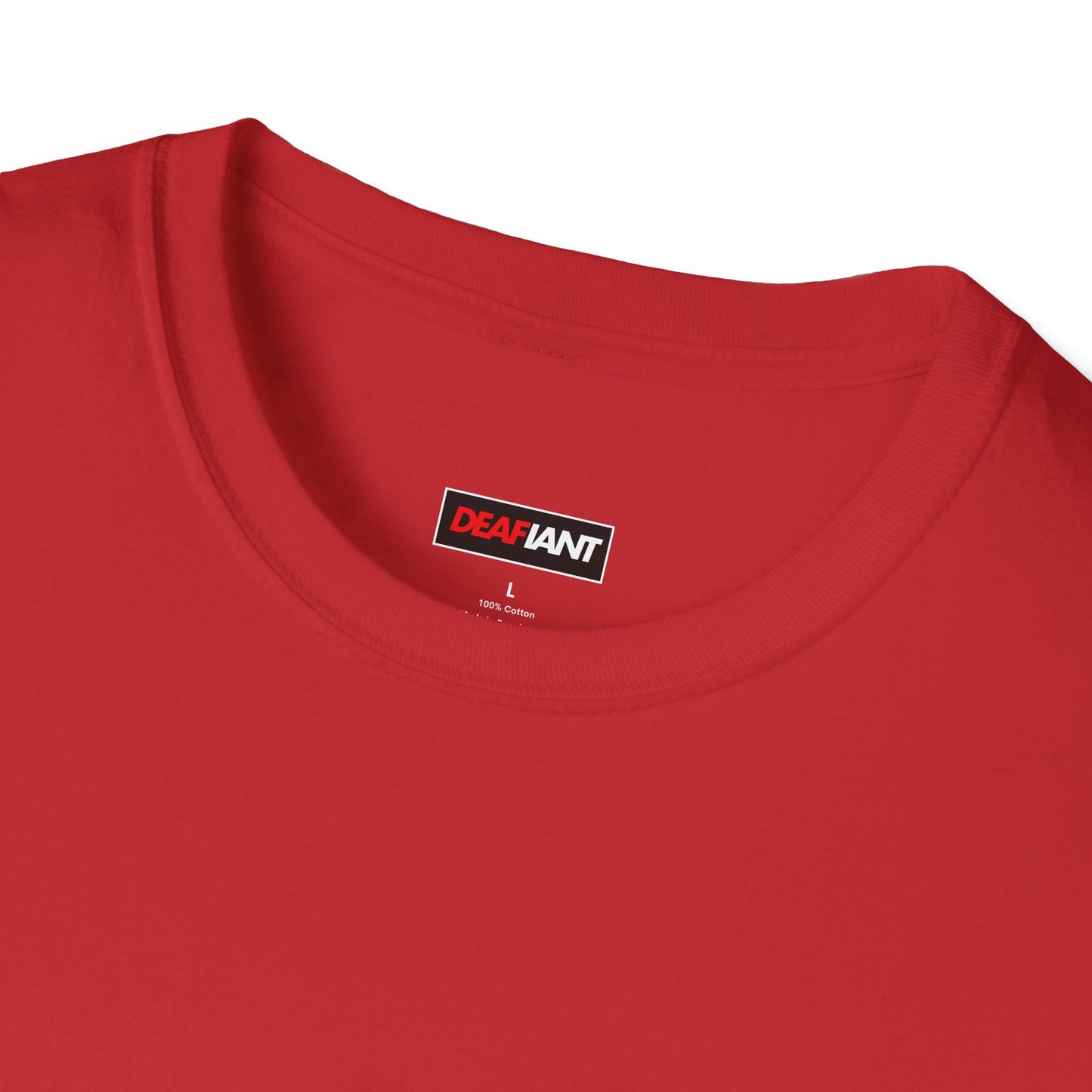 DEAFIANT Classic Logo Tee | Unisex Soft style cotton tee