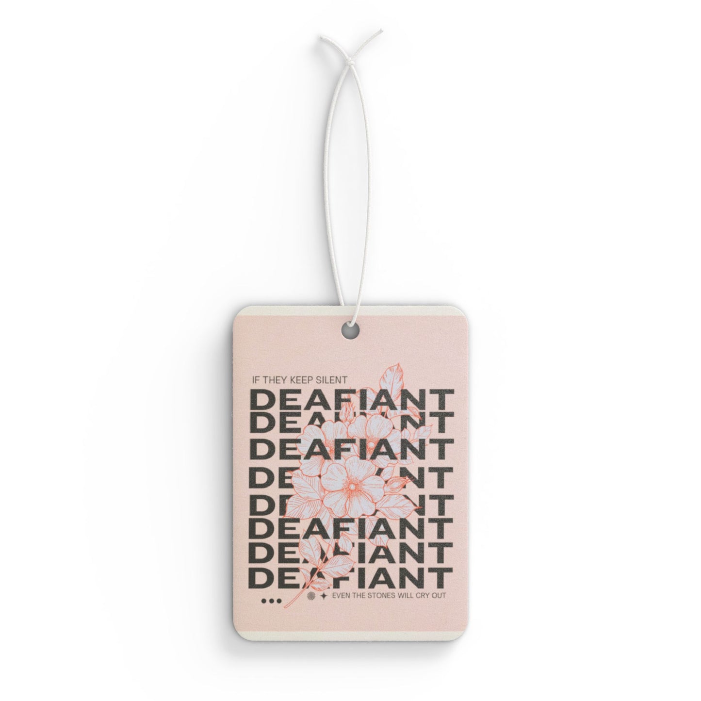 DEAFIANT Floral Car Air Freshener