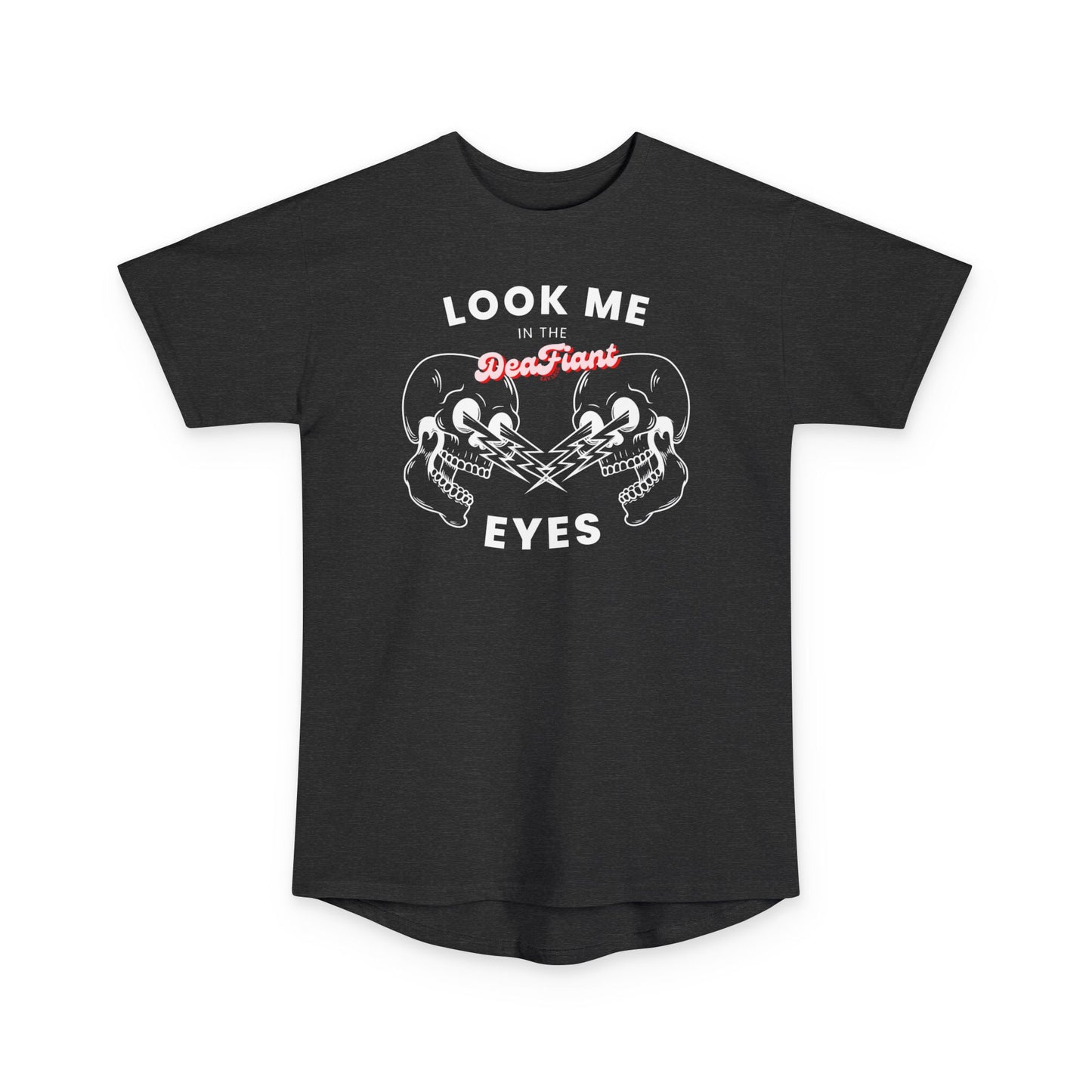 DEAFIANT Look Me In The Eyes | Urban Long Body Tee
