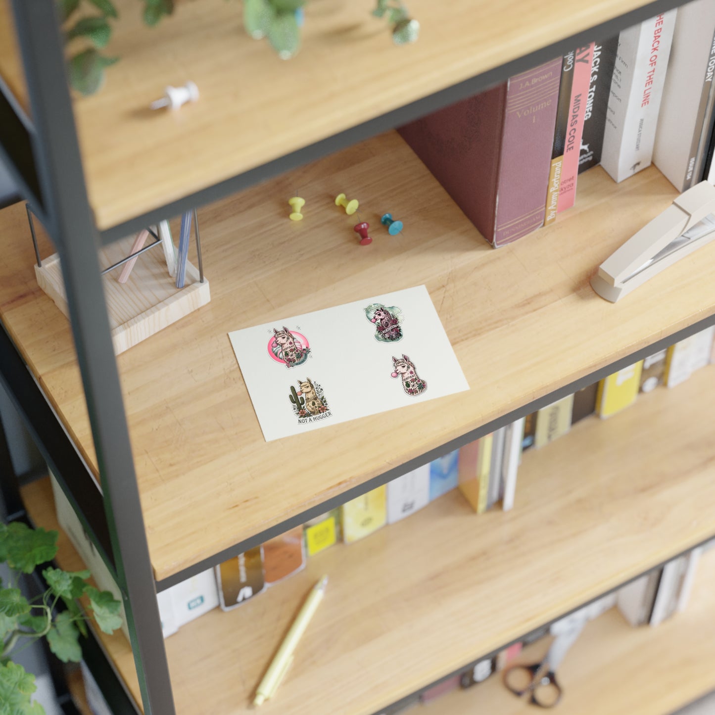 DEAFIANT x The Pink Llama – “Silent Spitfire” Stickers Sheets Ft. DEAFIANT Llama