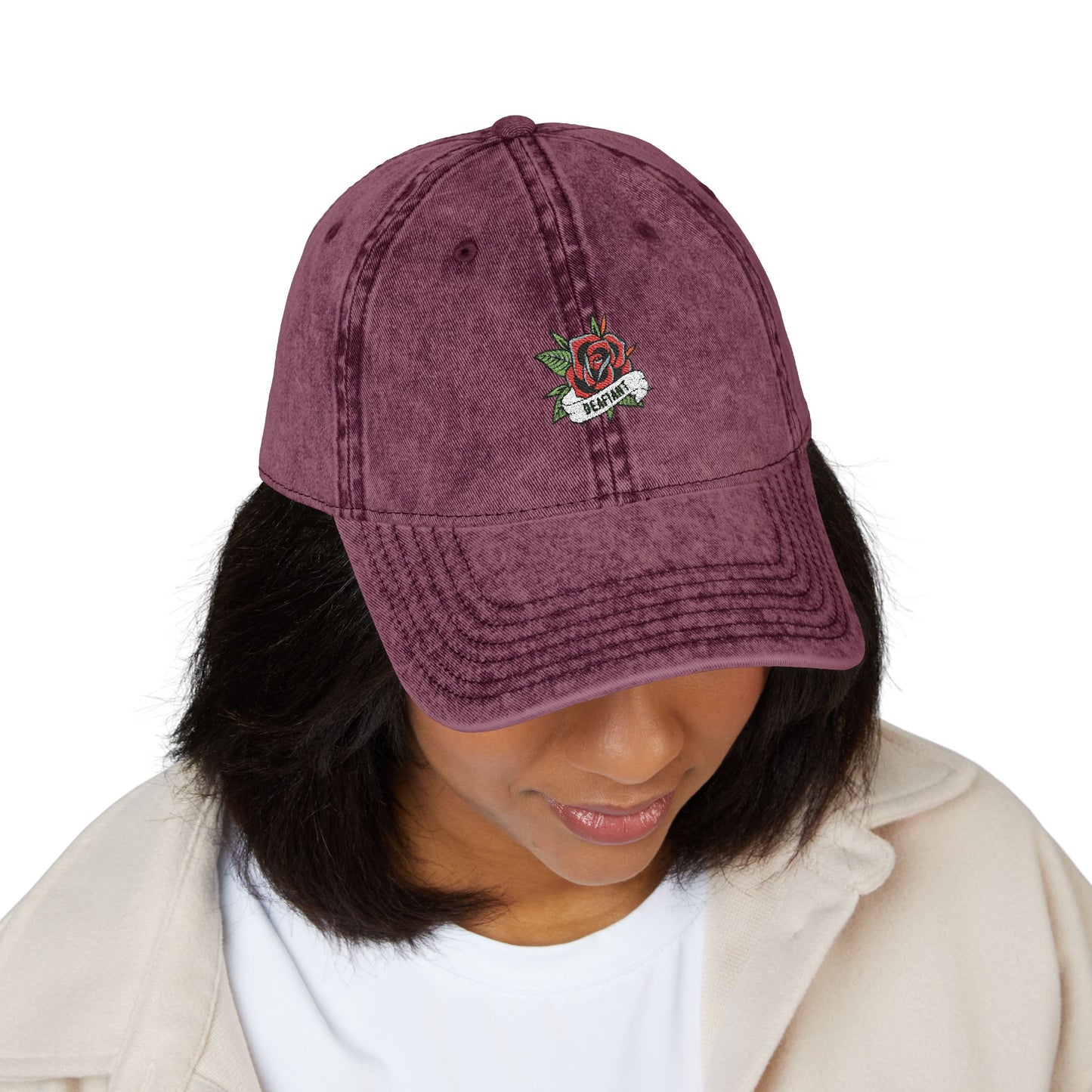 DEAFIANT Stitched Up | Vintage Cap (Embroidery)