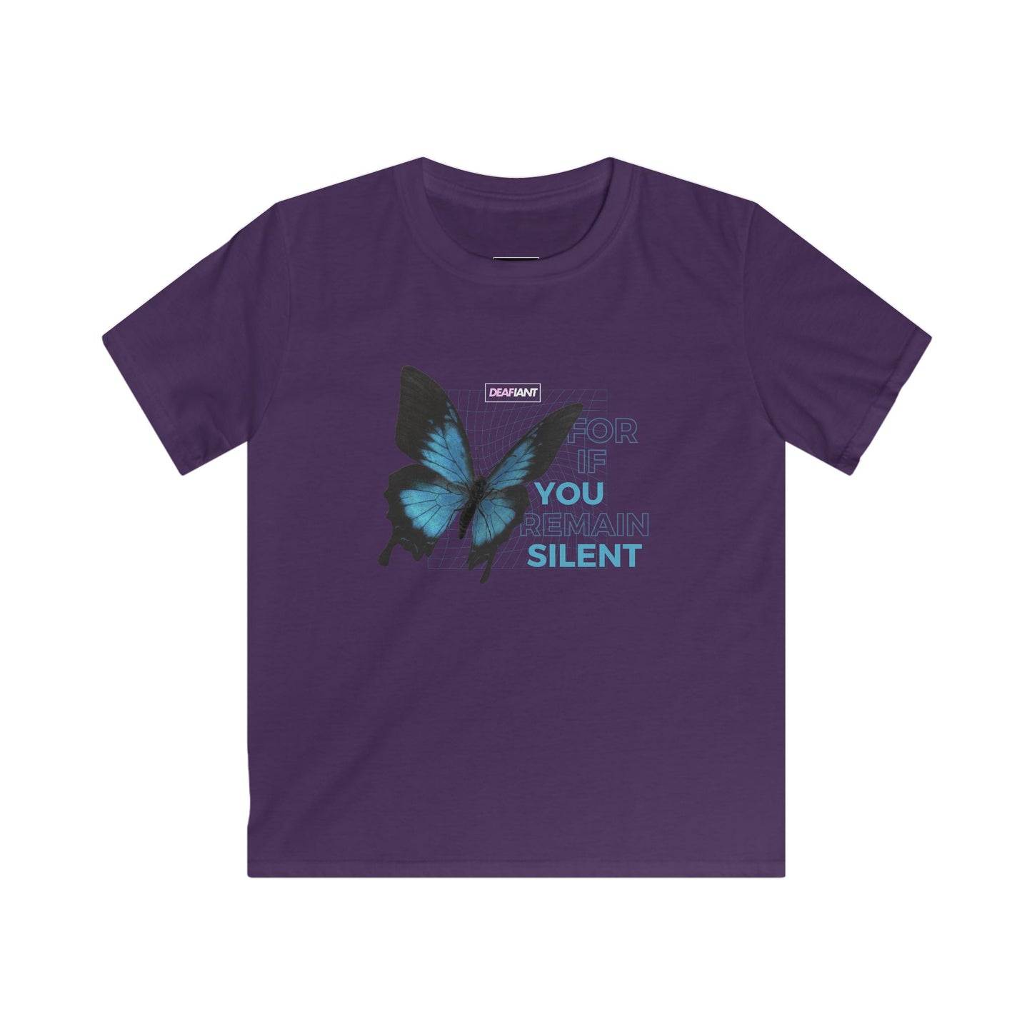 YOUTH GIRLS DEAFIANT Esther's Silence | Kids Softstyle Tee