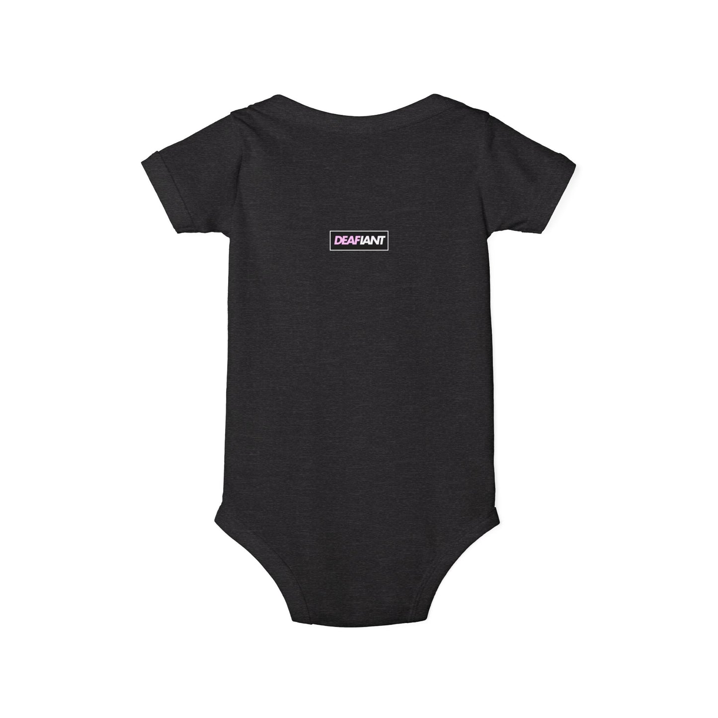 DEAFIANTLY CUTE Infant Jersey One Piece | Baby Bodysuit