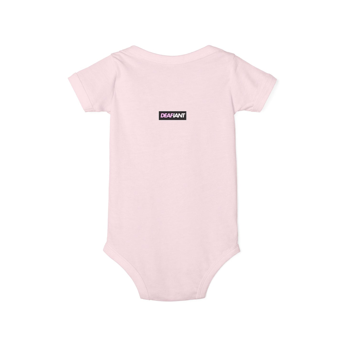 DEAFIANTLY CUTE Infant Jersey One Piece | Baby Bodysuit