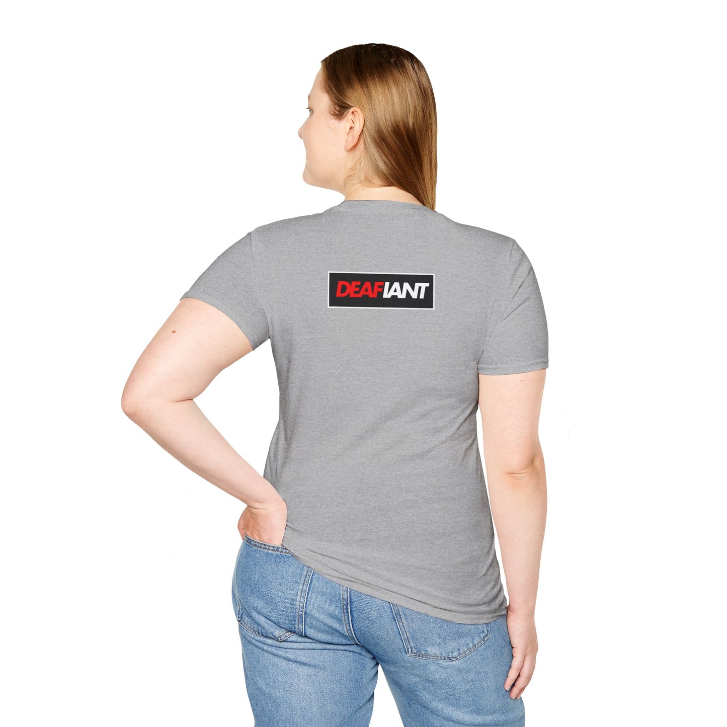 DEAFIANT Classic Logo Tee | Unisex Soft style cotton tee