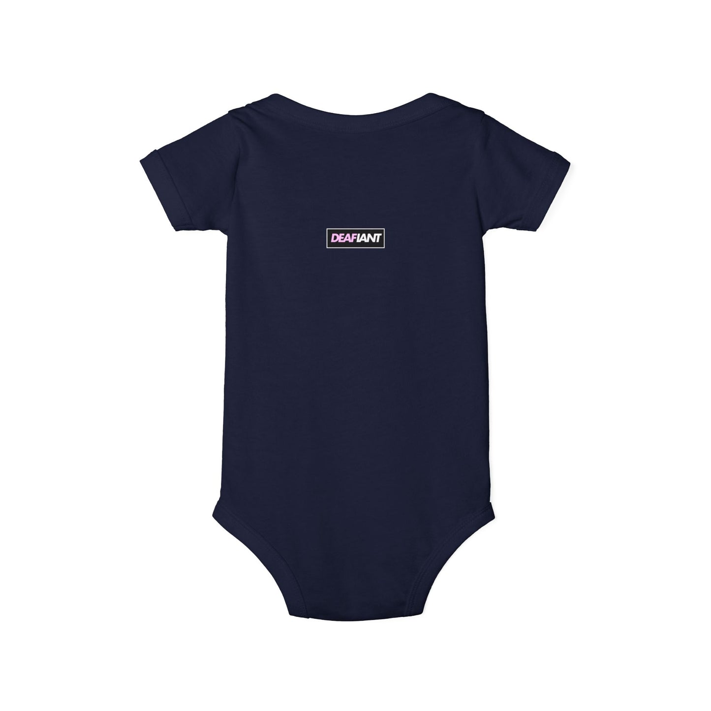 DEAFIANTLY CUTE Infant Jersey One Piece | Baby Bodysuit
