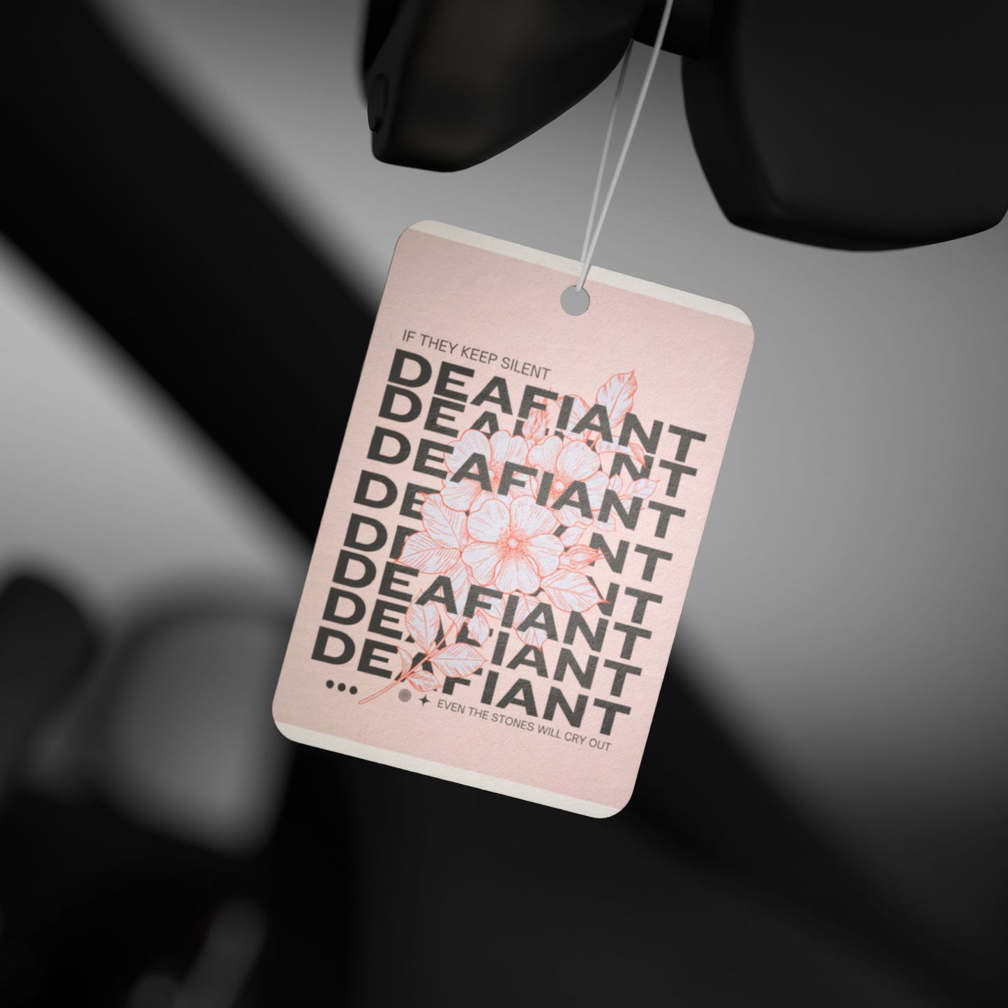 DEAFIANT Floral Car Air Freshener