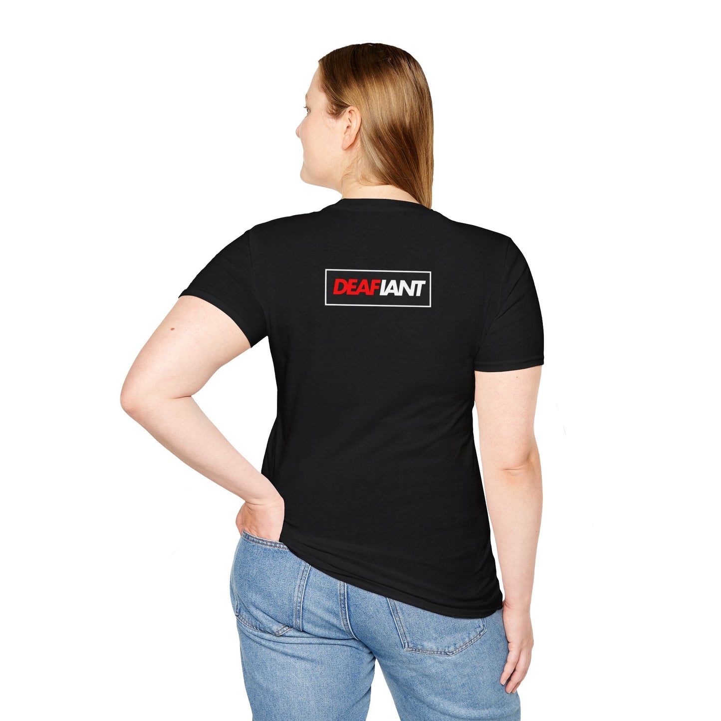 DEAFIANT Classic Logo Tee | Unisex Soft style cotton tee