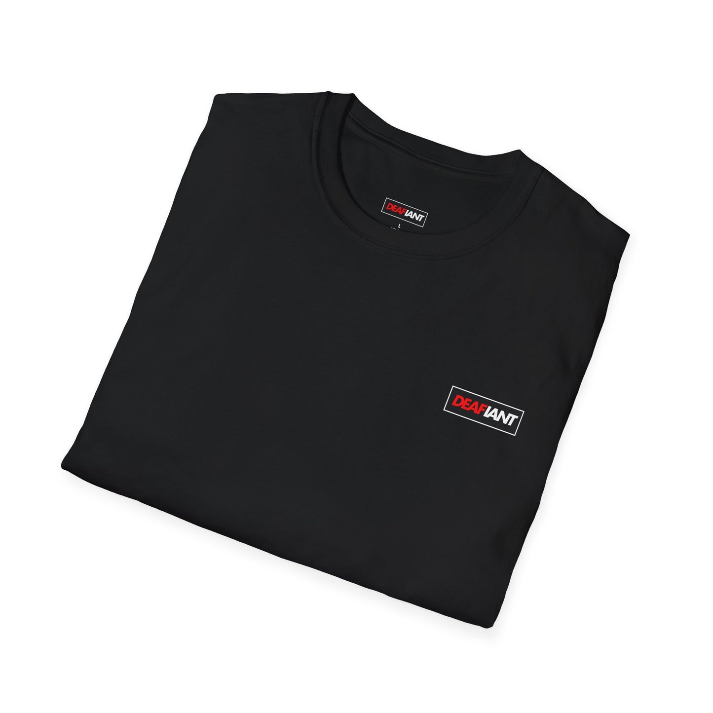 DEAFIANT Classic Logo Tee | Unisex Soft style cotton tee