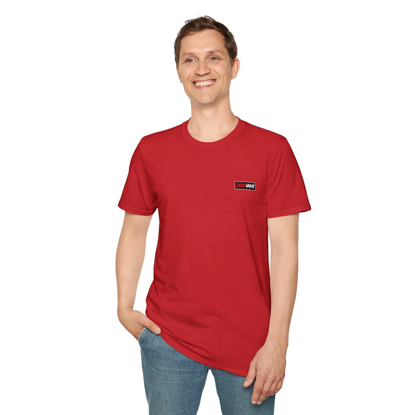 DEAFIANT Classic Logo Tee | Unisex Soft style cotton tee