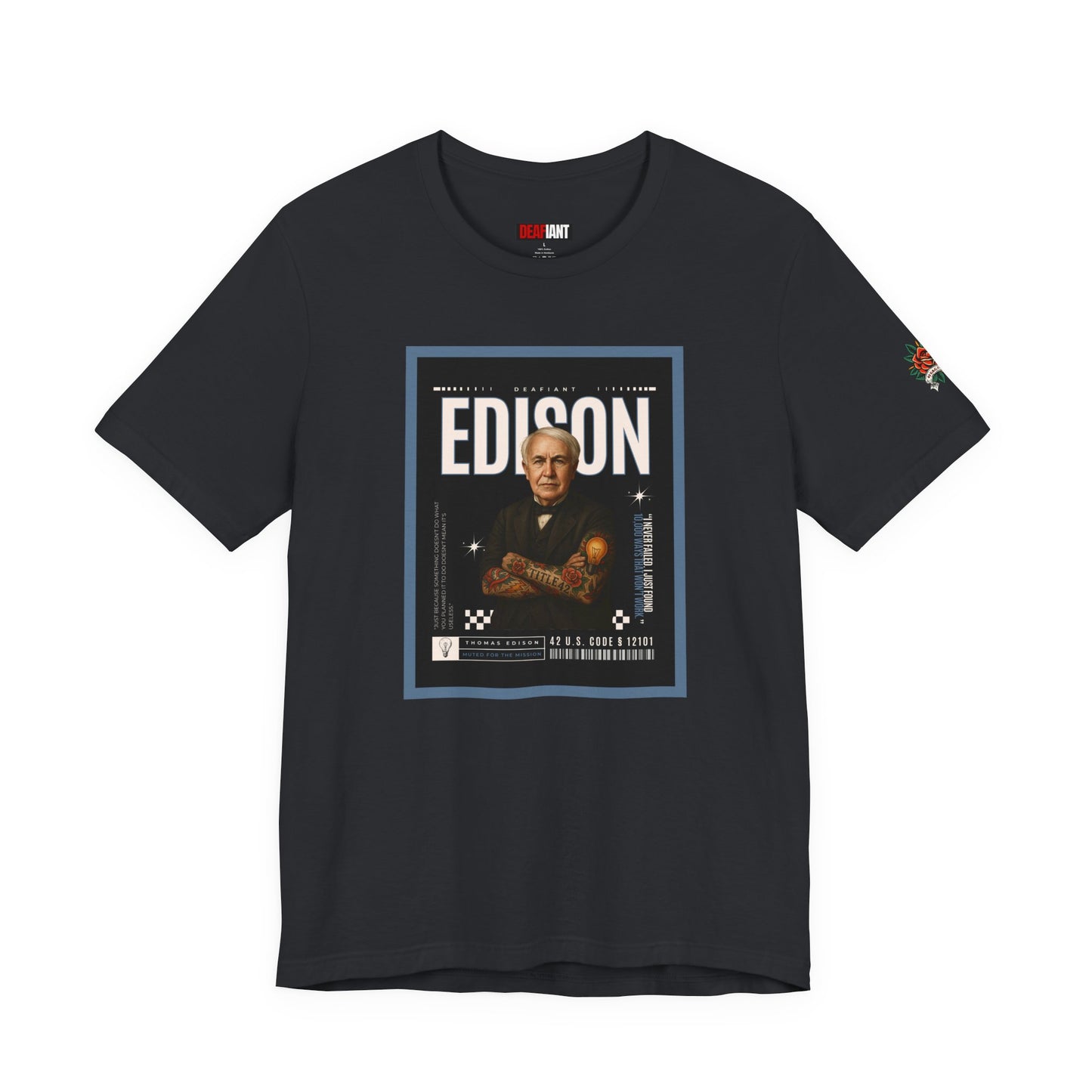 DEAFIANT Deaf Edison Tee | Unisex Short Sleeve