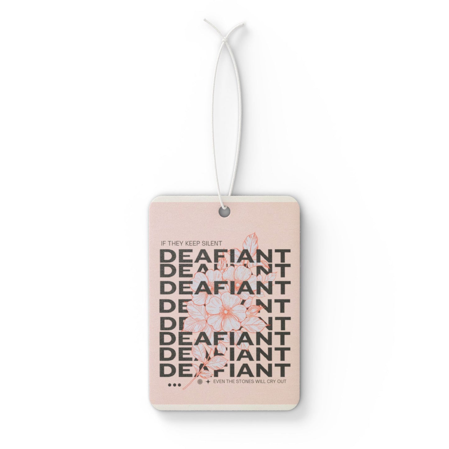DEAFIANT Floral Car Air Freshener