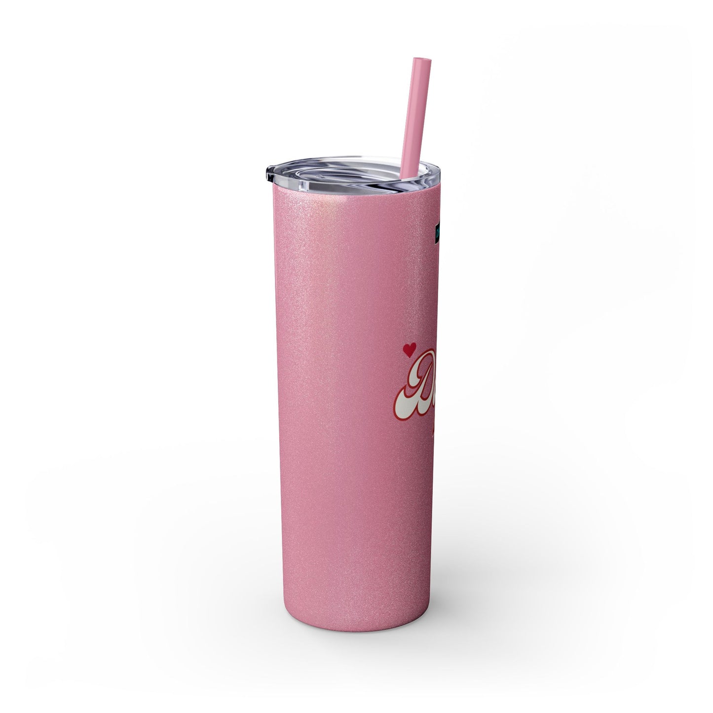 DEAFIANT Deaf AF Skinny Tumbler with Straw, 20oz