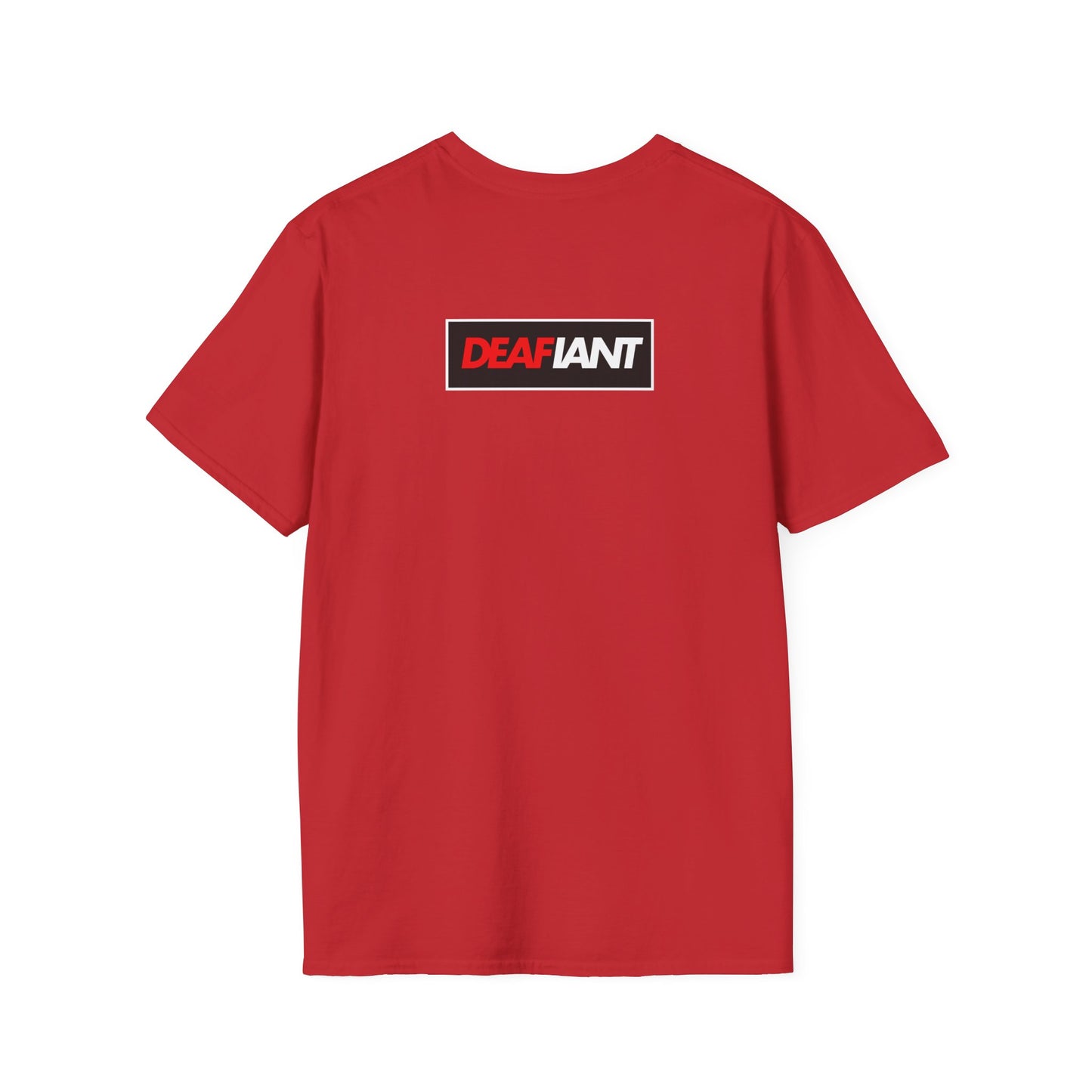 DEAFIANT Classic Logo Tee | Unisex Soft style cotton tee