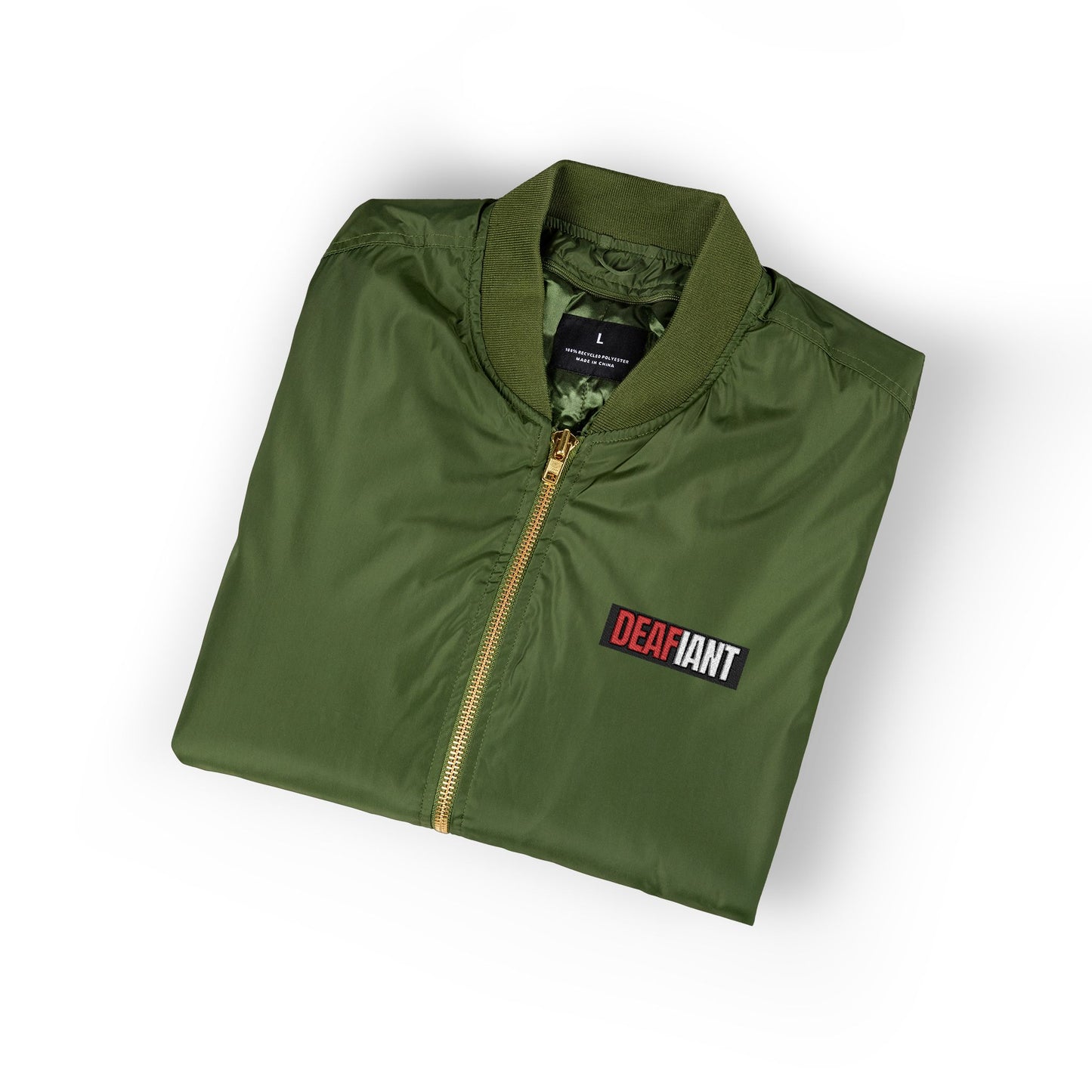 DEAFIANT Silent Bomber Jacket (Embroidery)