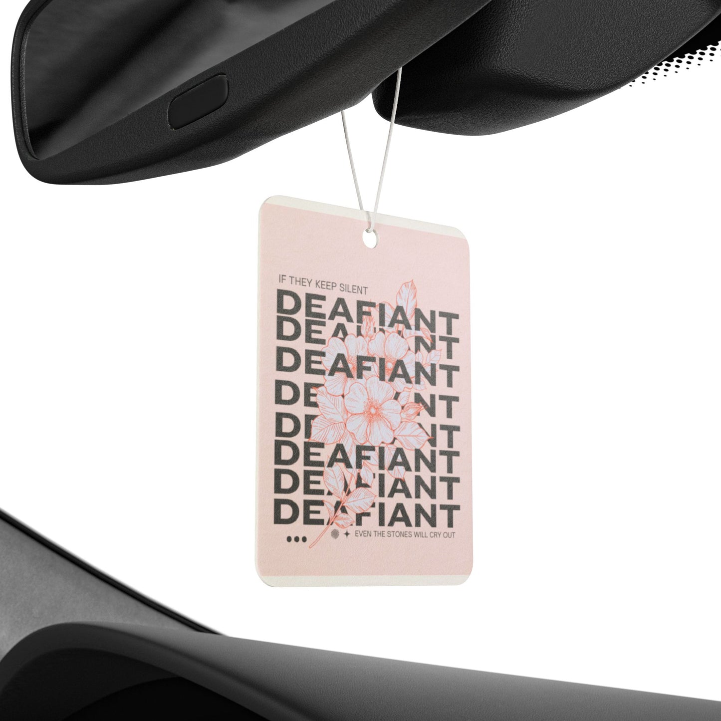 DEAFIANT Floral Car Air Freshener