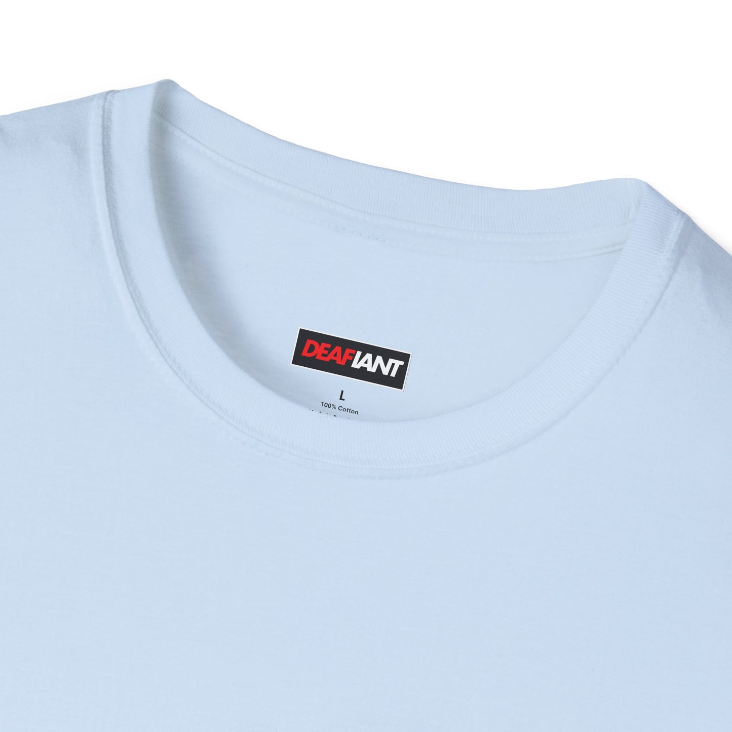 DEAFIANT Classic Logo Tee | Unisex Soft style cotton tee