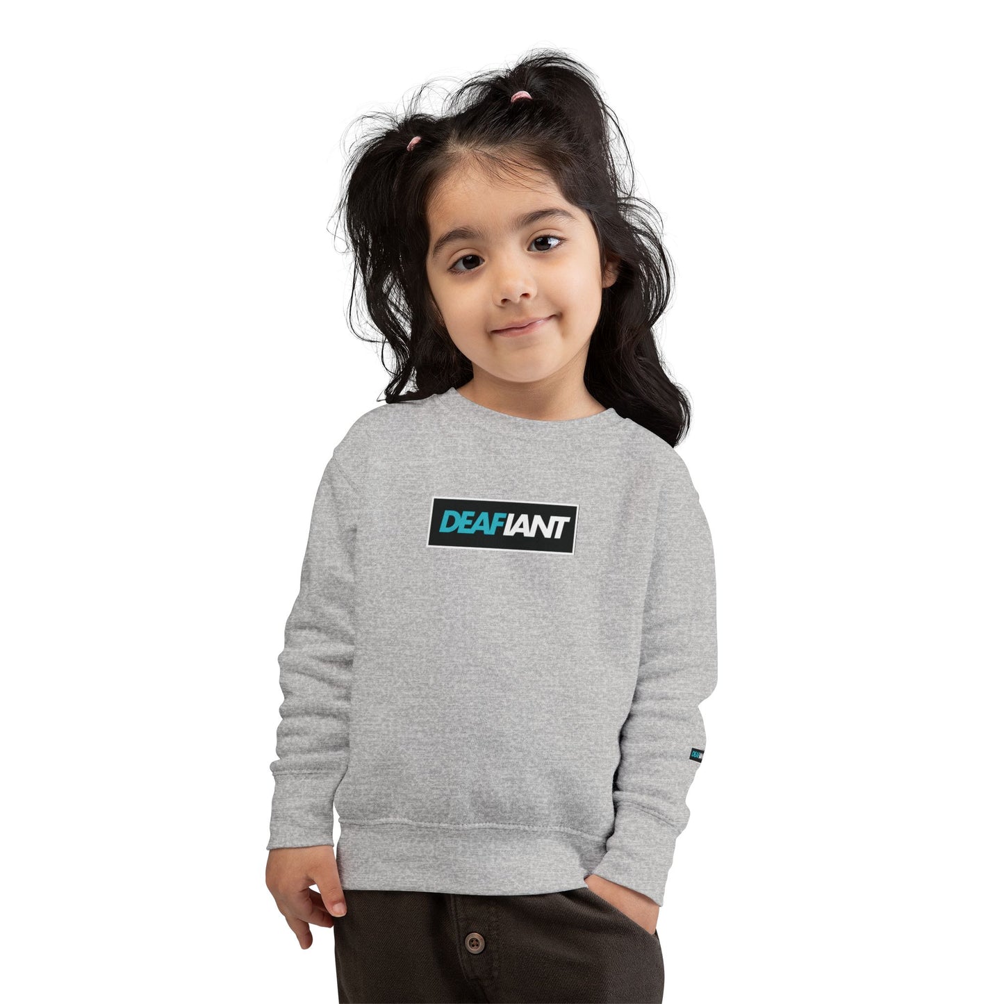 DEAFIANT Classic Logo Toddler Sweatshirt