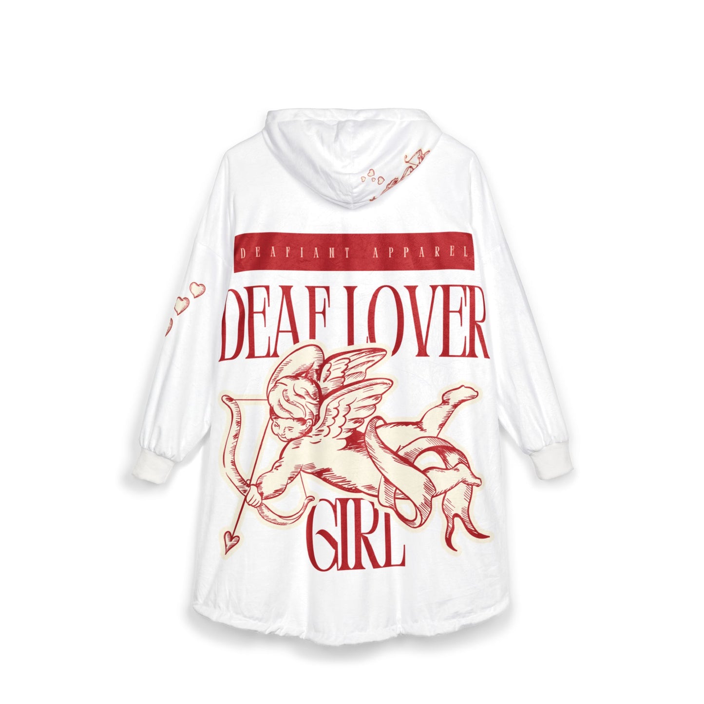 DEAFIANT Cupid's Cover Hooded Blanket {For the Lover Girls}