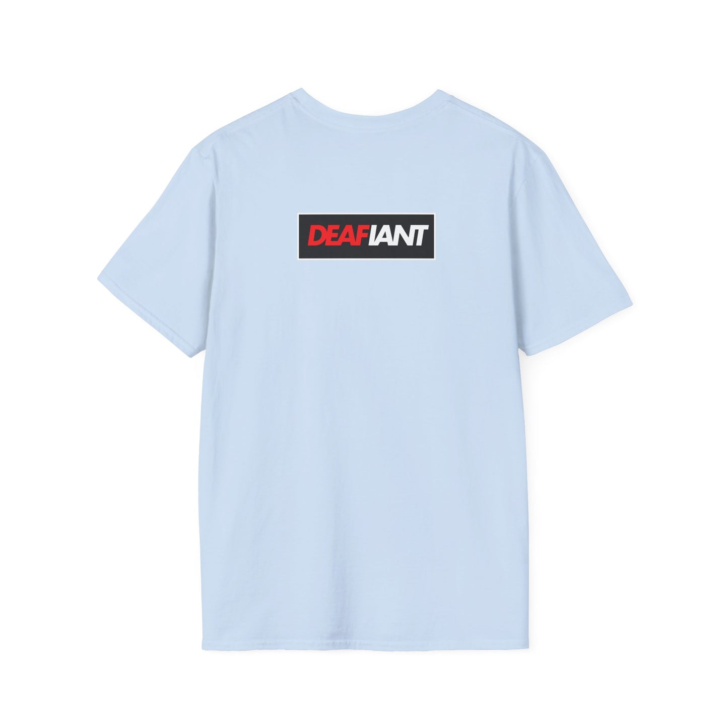 DEAFIANT Classic Logo Tee | Unisex Soft style cotton tee